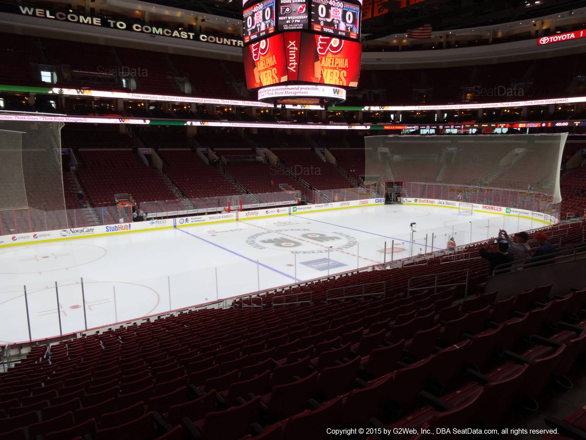 Seat View for Wells Fargo Center Club 11