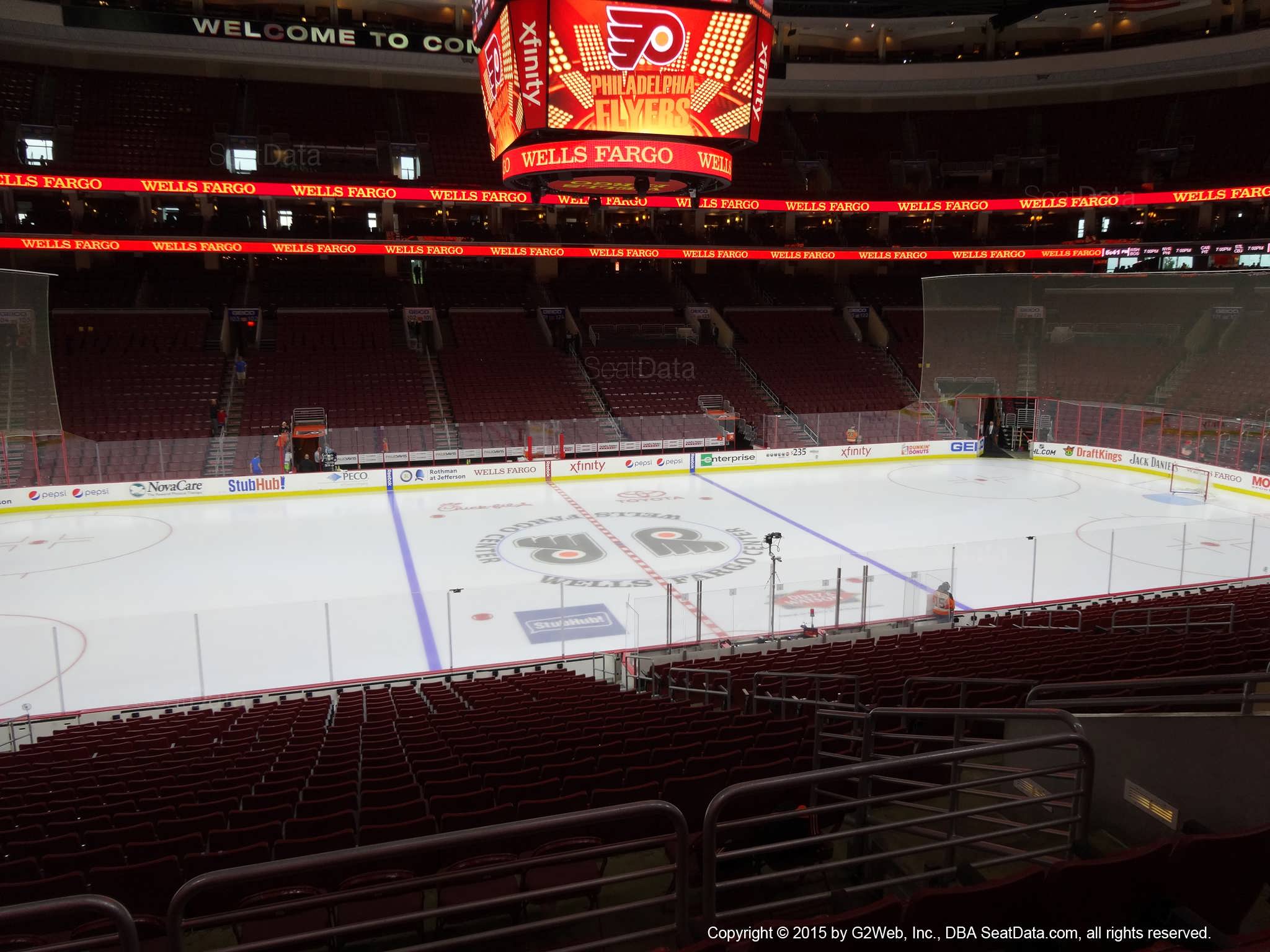 Seat View for Wells Fargo Center Club 12