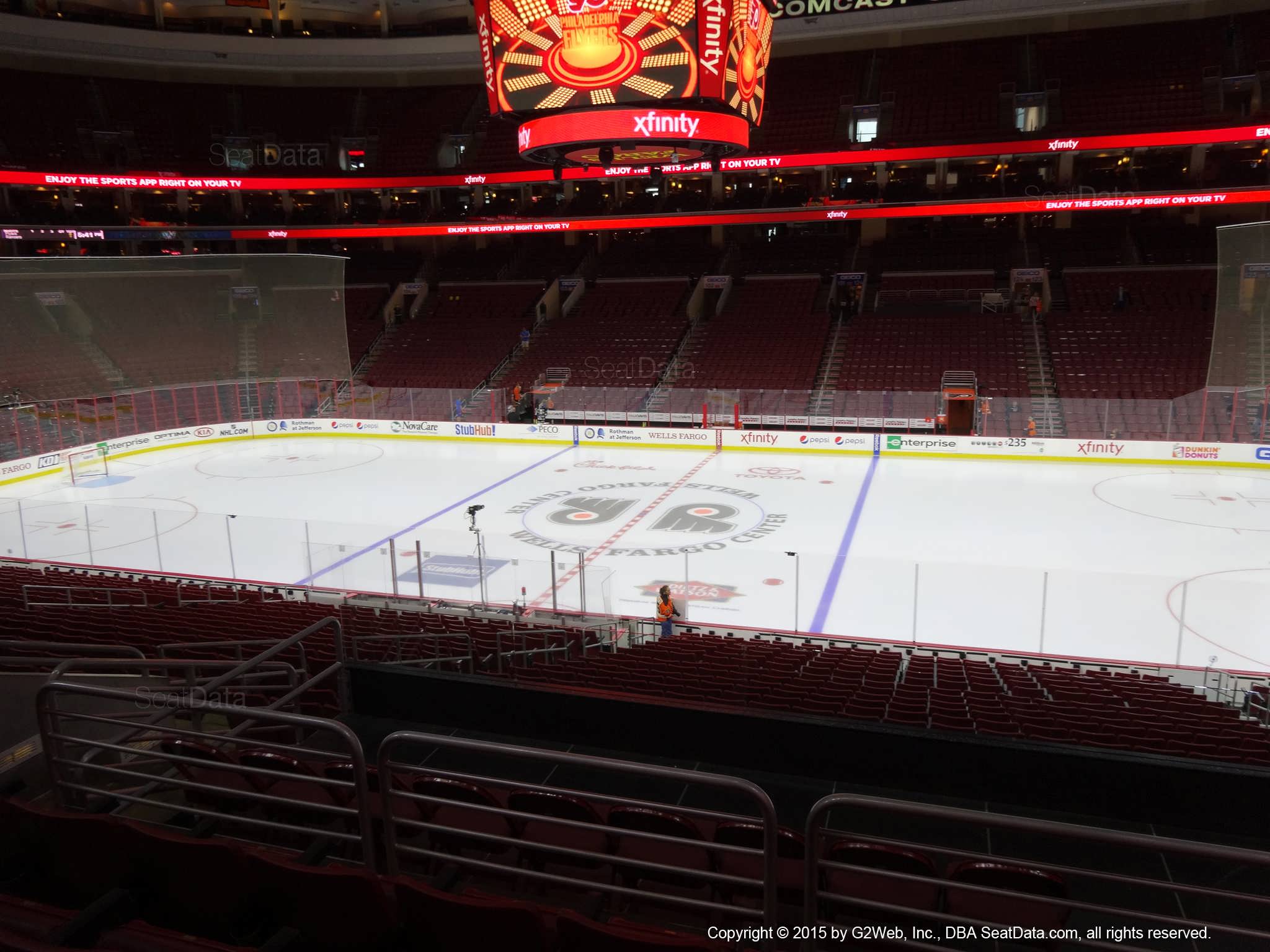 Seat View for Wells Fargo Center Club 14