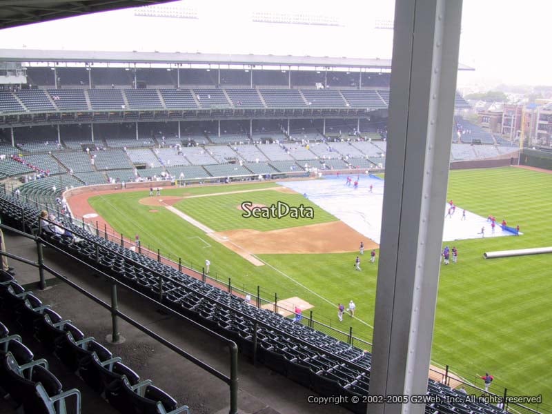 wrigley field section 430 chicago cubs rateyourseats com wrigley field seating charts