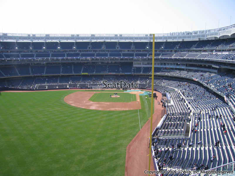 View from Section 333 at Yankee Stadium