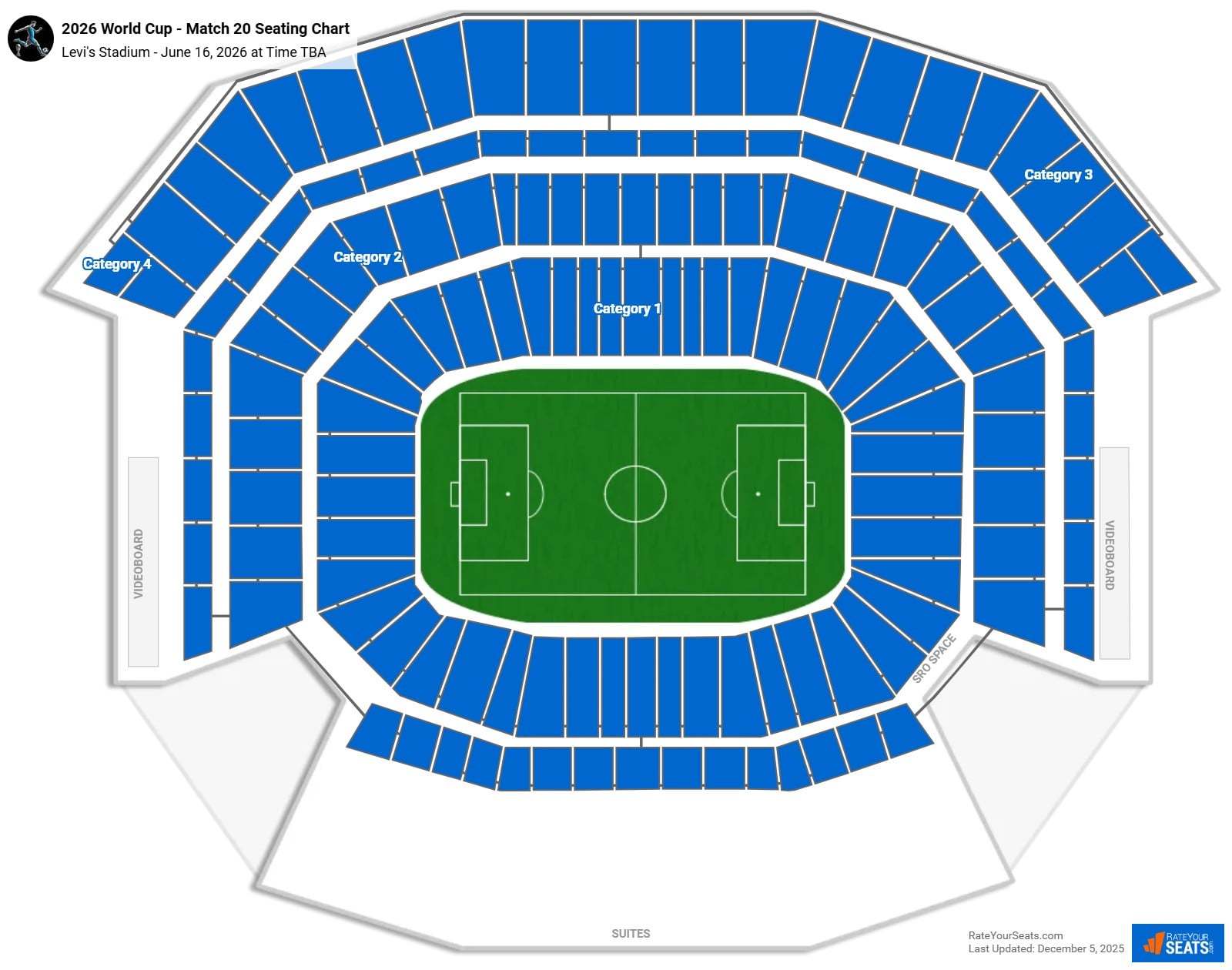 Austria vs Jordan - World Cup - Match 20 seating chart Levi