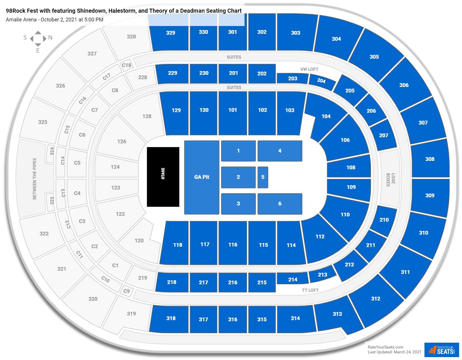 Amalie Arena Seating Chart Cirque Du Soleil