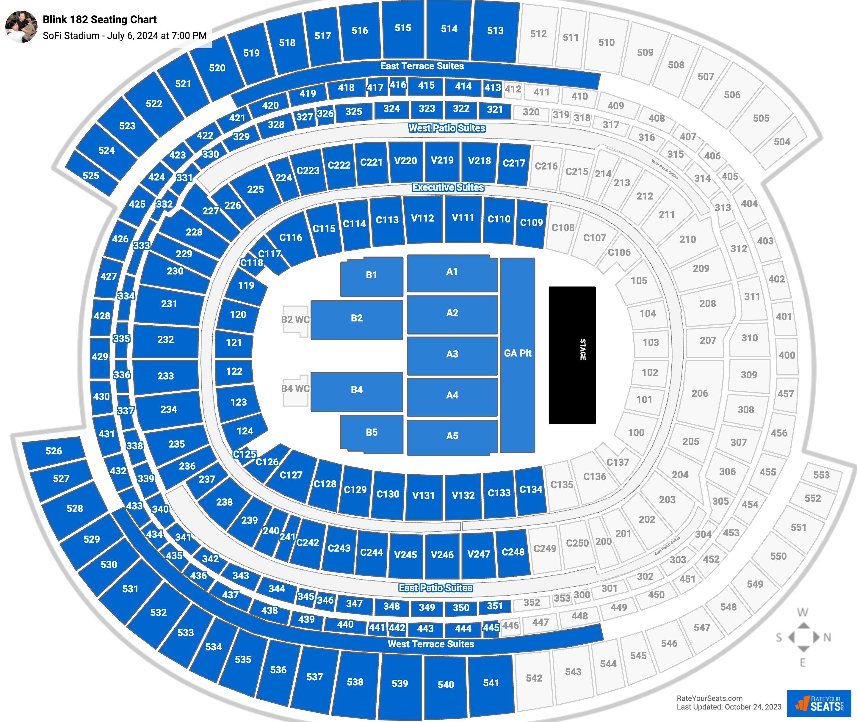 SoFi Stadium Tickets, Seating Charts and Schedule inglewood CA at StubPass!