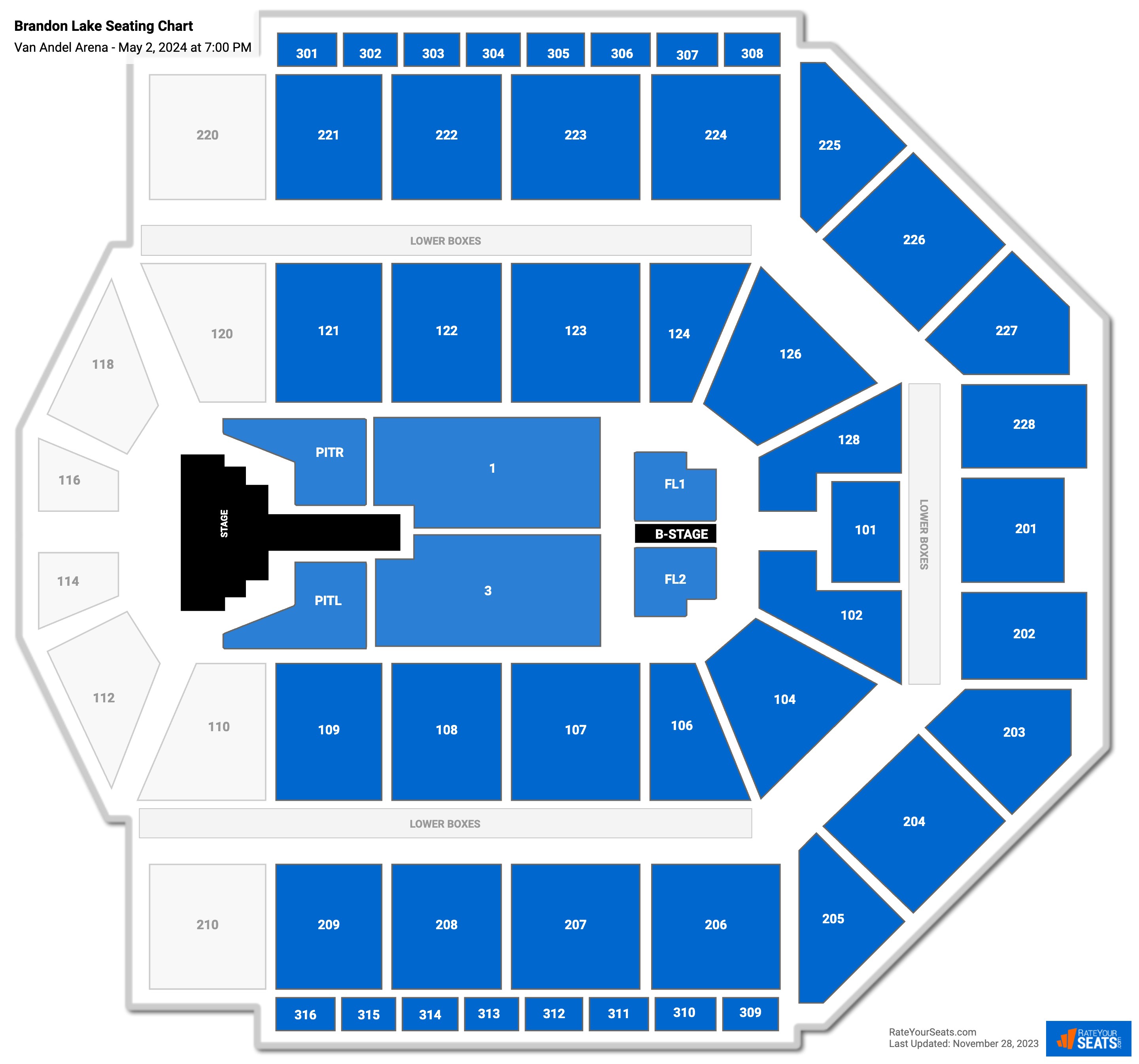 Van Andel Arena Seating Chart