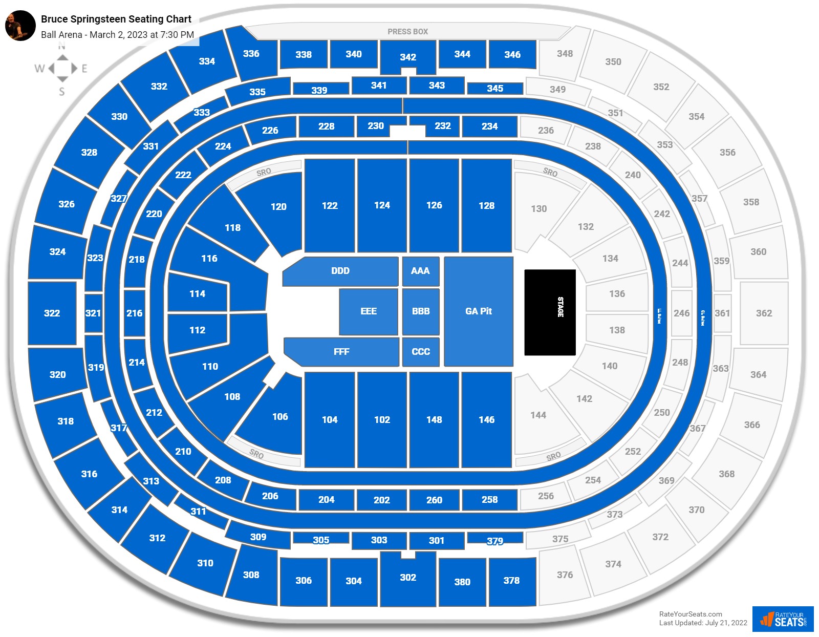Pepsi Center Seating Chart Foo Fighters Elcho Table