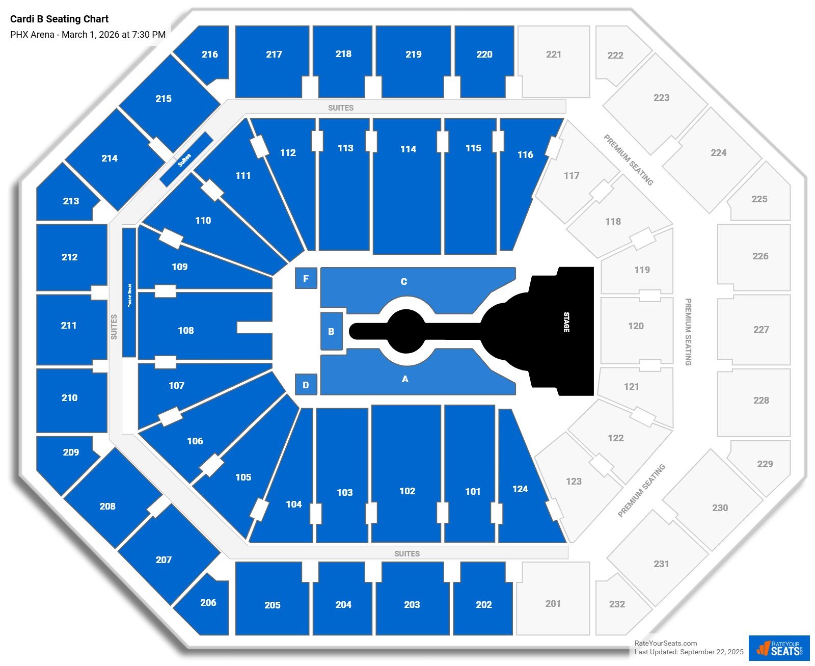 Cardi B seating chart Mortgage Matchup Center