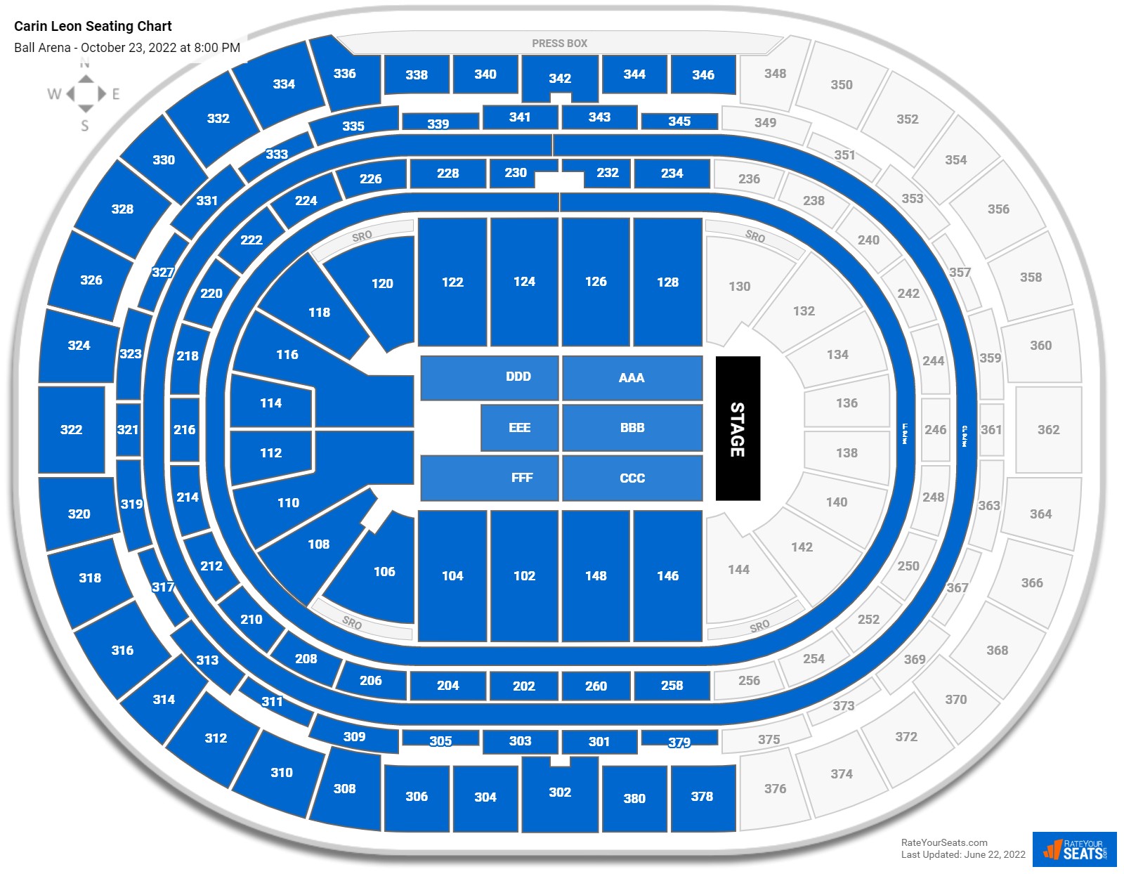 Ball Arena Seating Chart 2024 - Gabbi Marijo