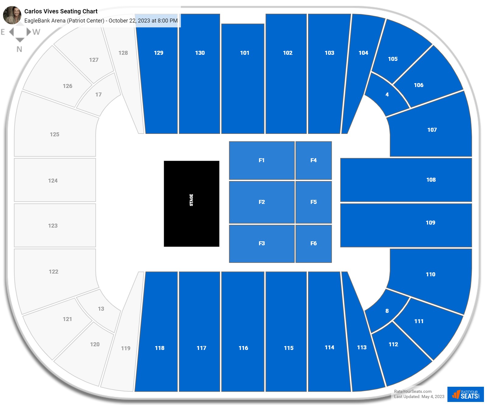 Eagle Bank Arena Graduation Seating Chart Matttroy