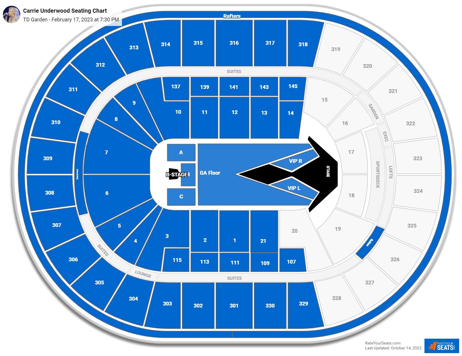 Square Garden U2 Seating Chart