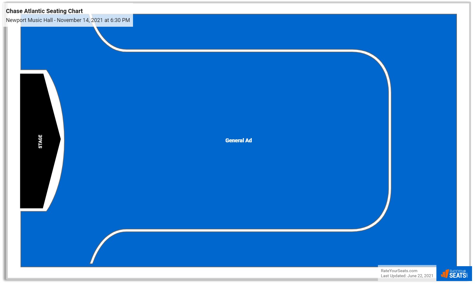 Chase Atlantic seating chart Newport Music Hall