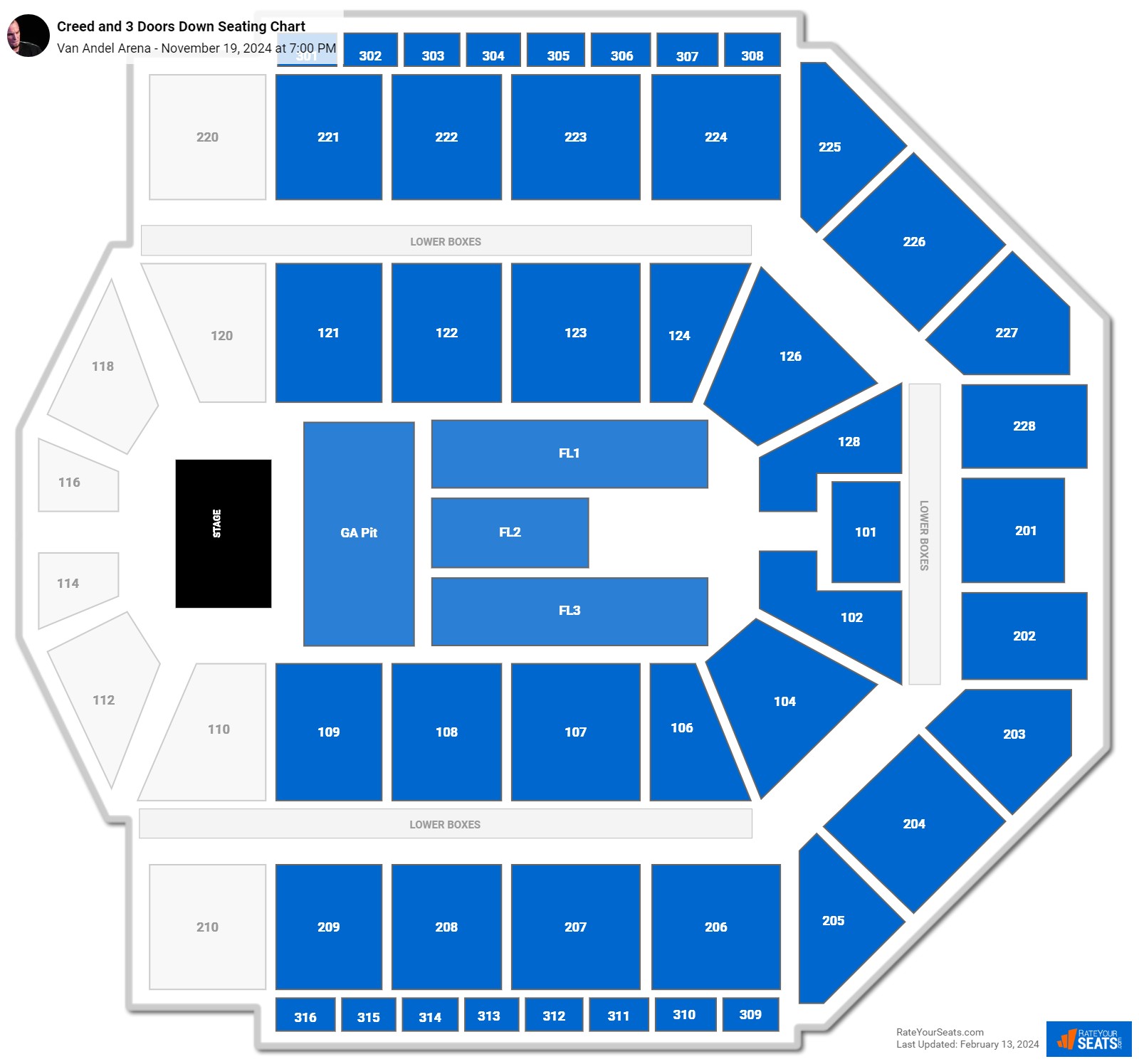 Van Andel Arena Seating Chart
