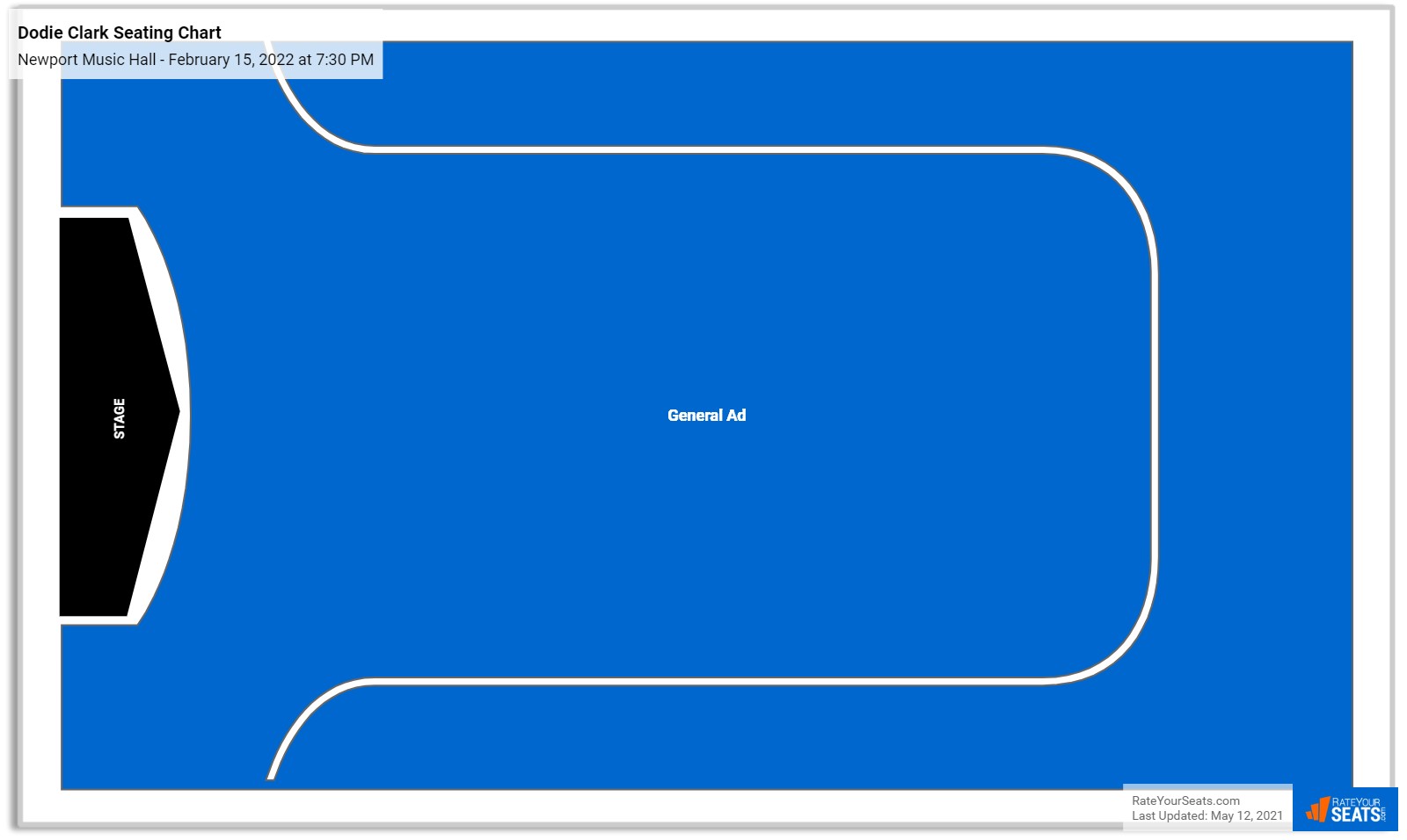 Dodie Clark seating chart Newport Music Hall