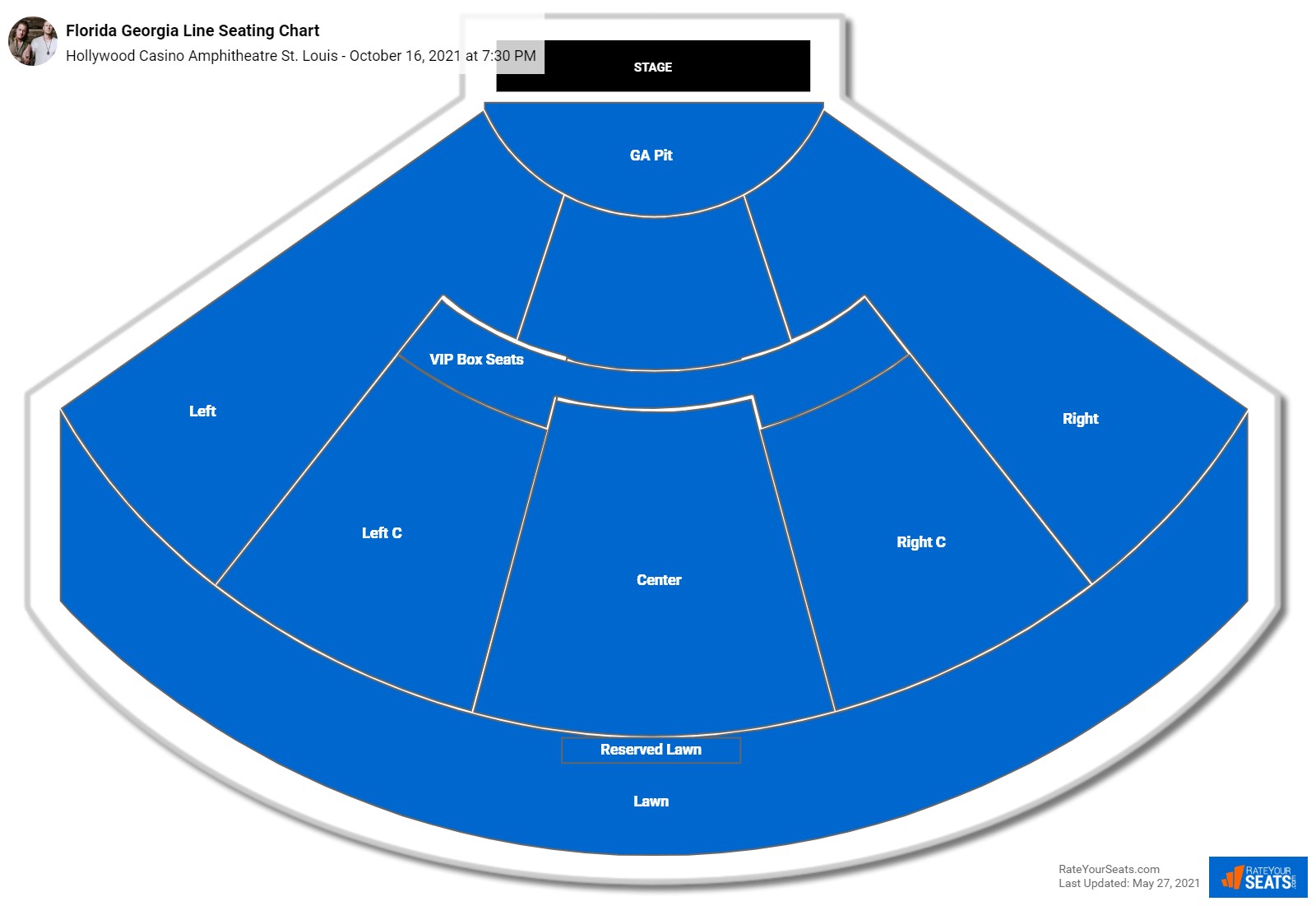 Florida Georgia Line seating chart Hollywood Casino Amphitheatre St. Louis