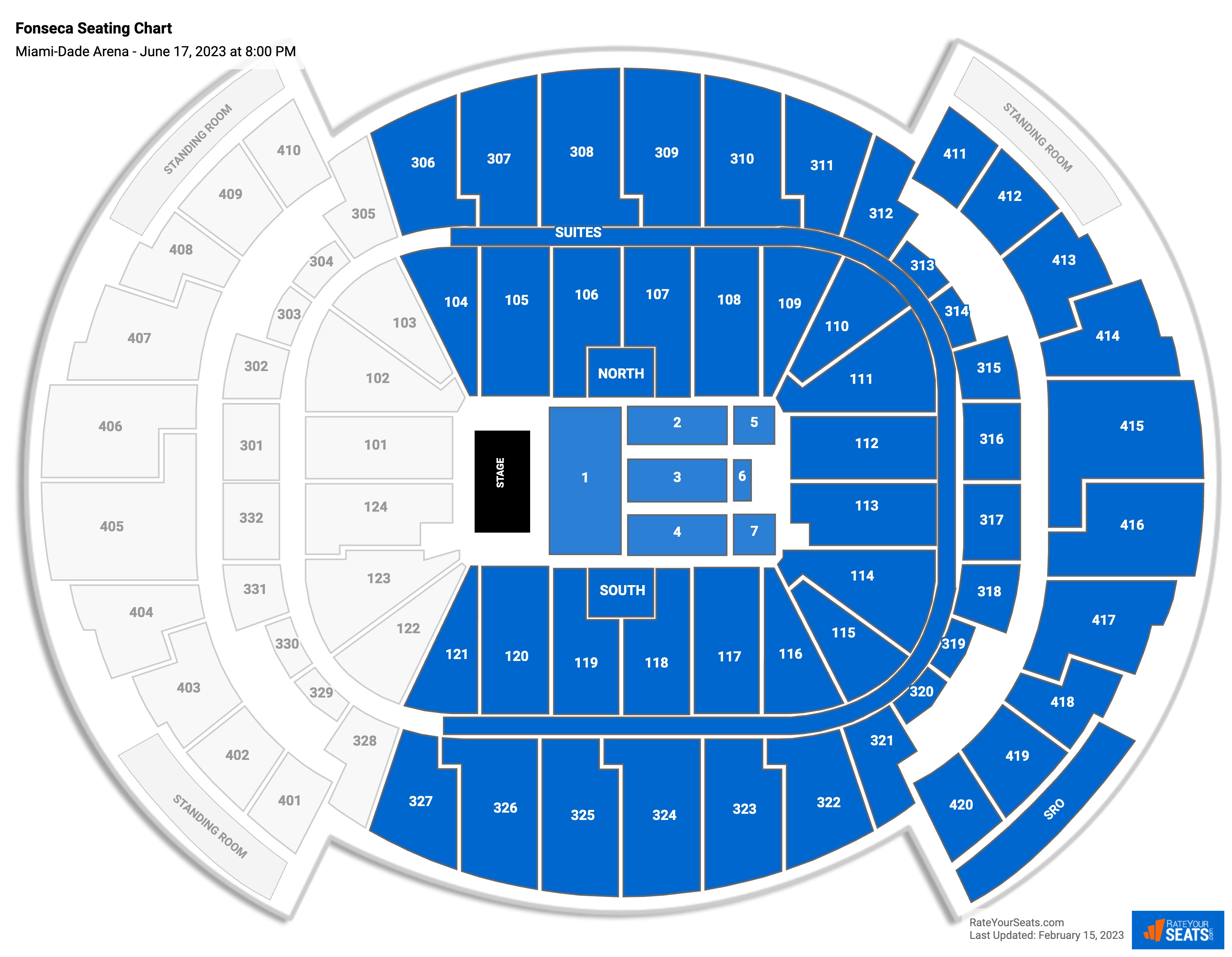 Kaseya Center Concert Seating Chart