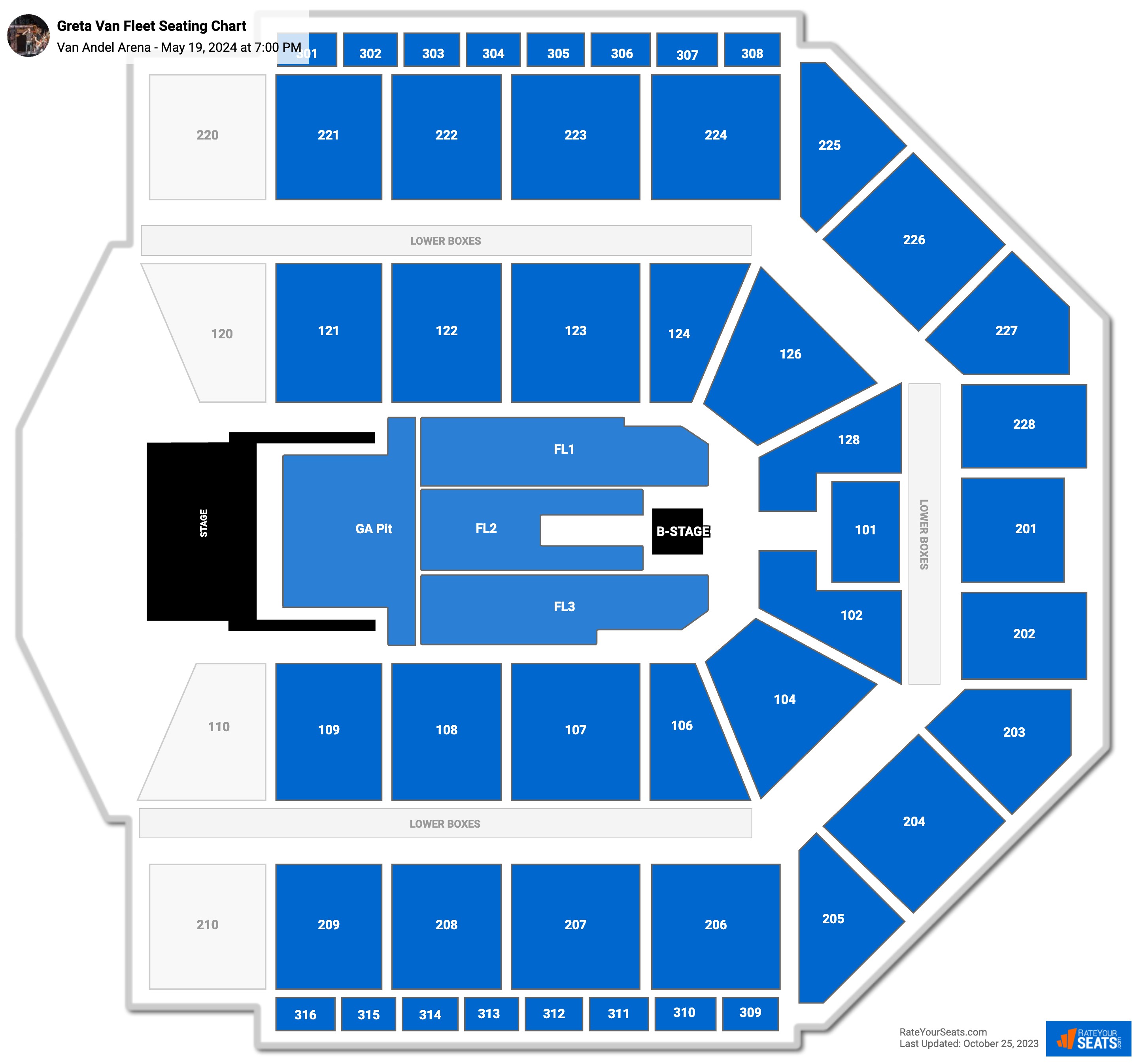 Van Andel Arena Seating Chart