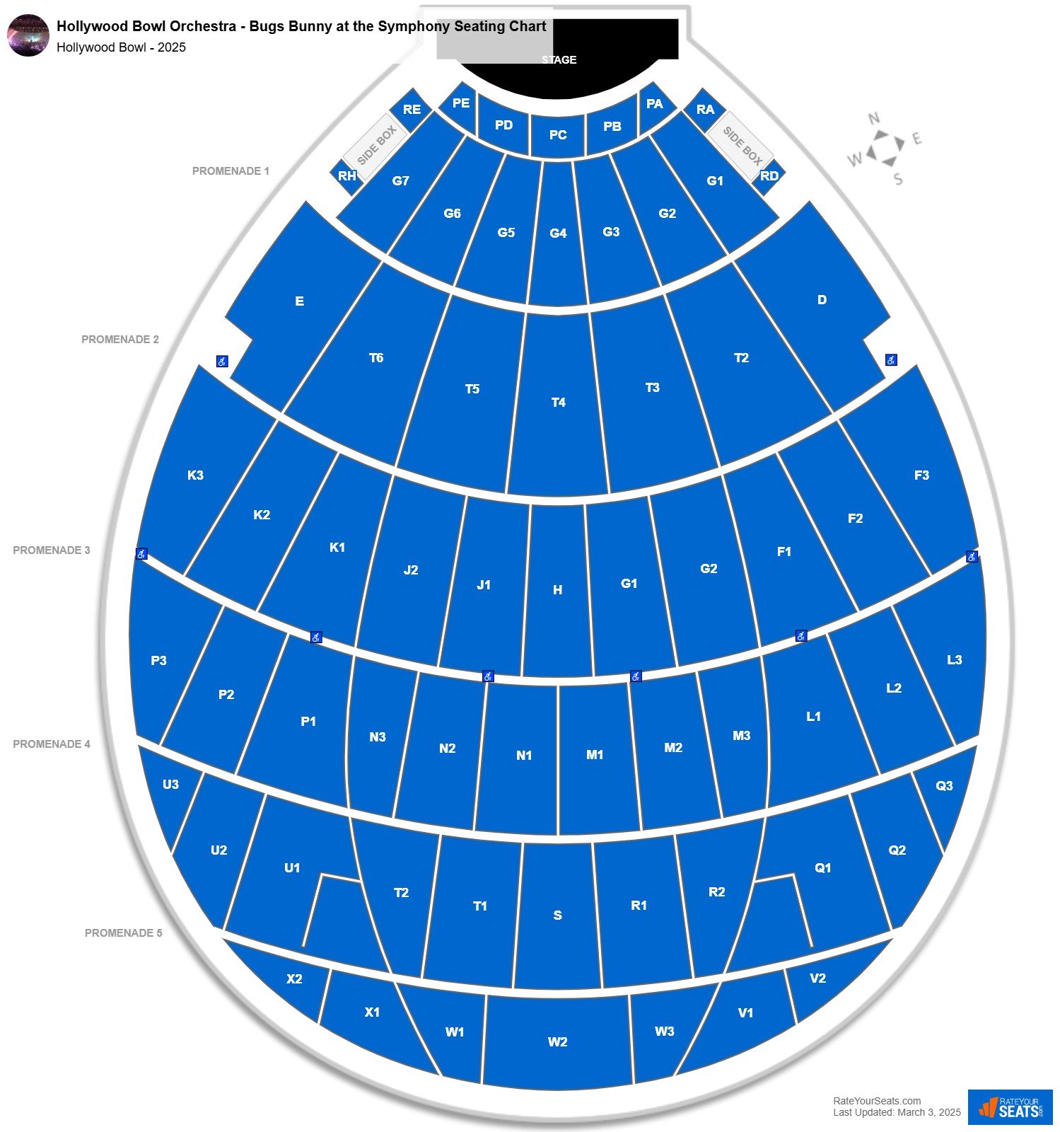 Hollywood Bowl Orchestra - Bugs Bunny at the Symphony seating chart Hollywood Bowl