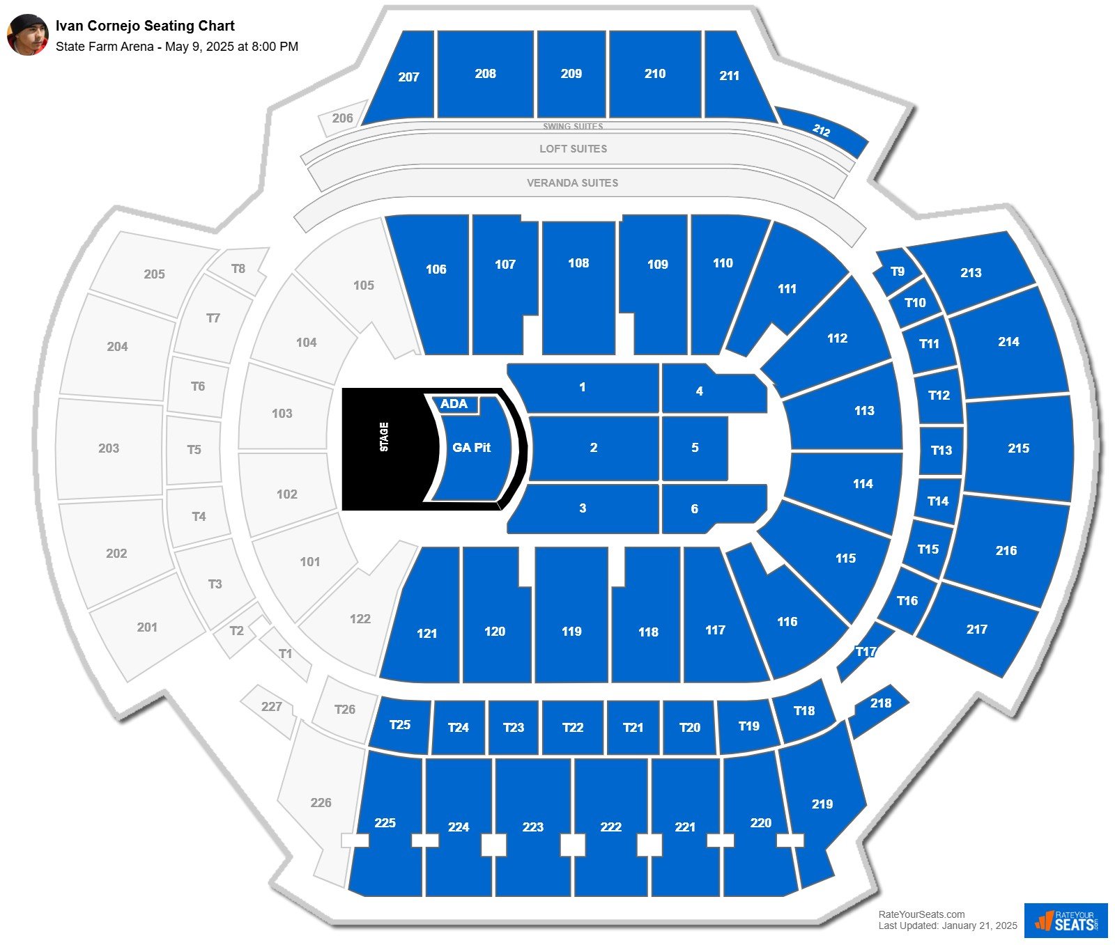 Ivan Cornejo seating chart State Farm Arena
