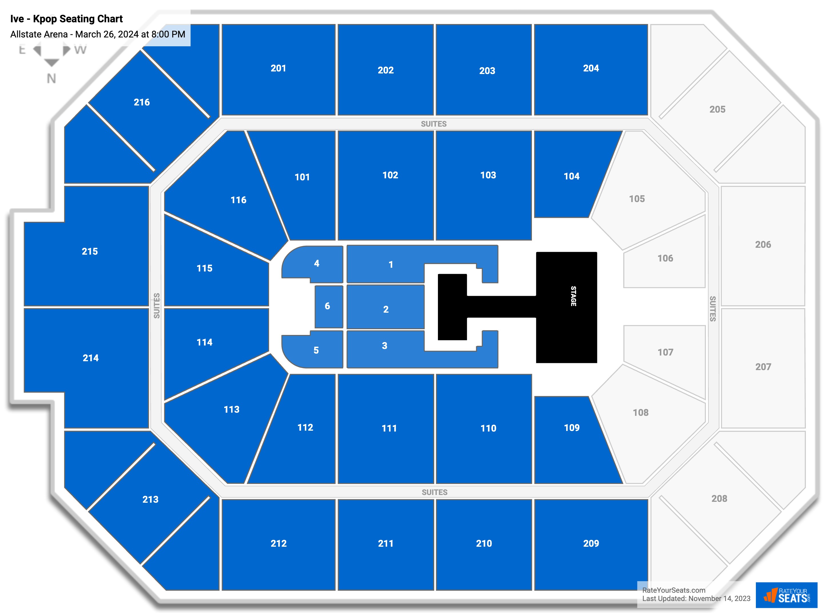 Allstate Arena Capacity 22 - tl370t1