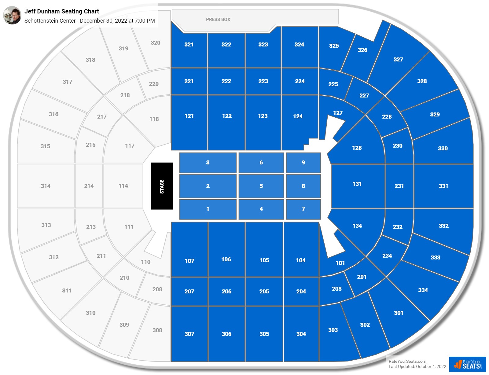Jeff Dunham seating chart Schottenstein Center