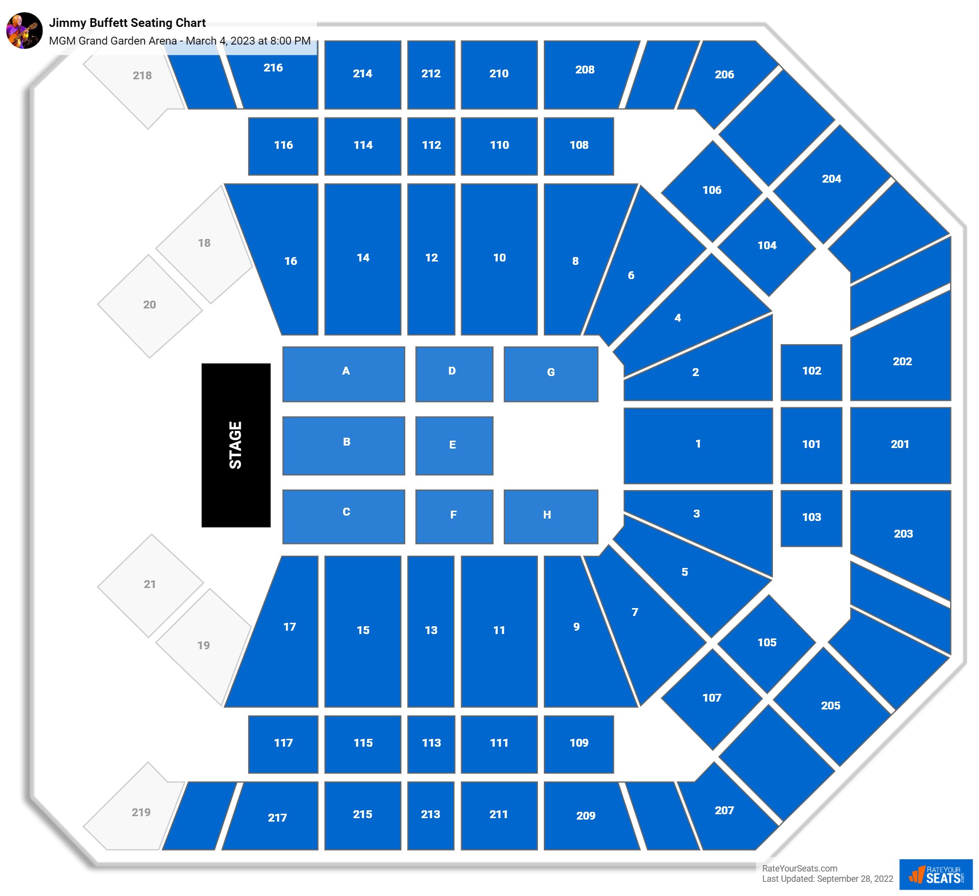 Square Garden Arena Seating Chart