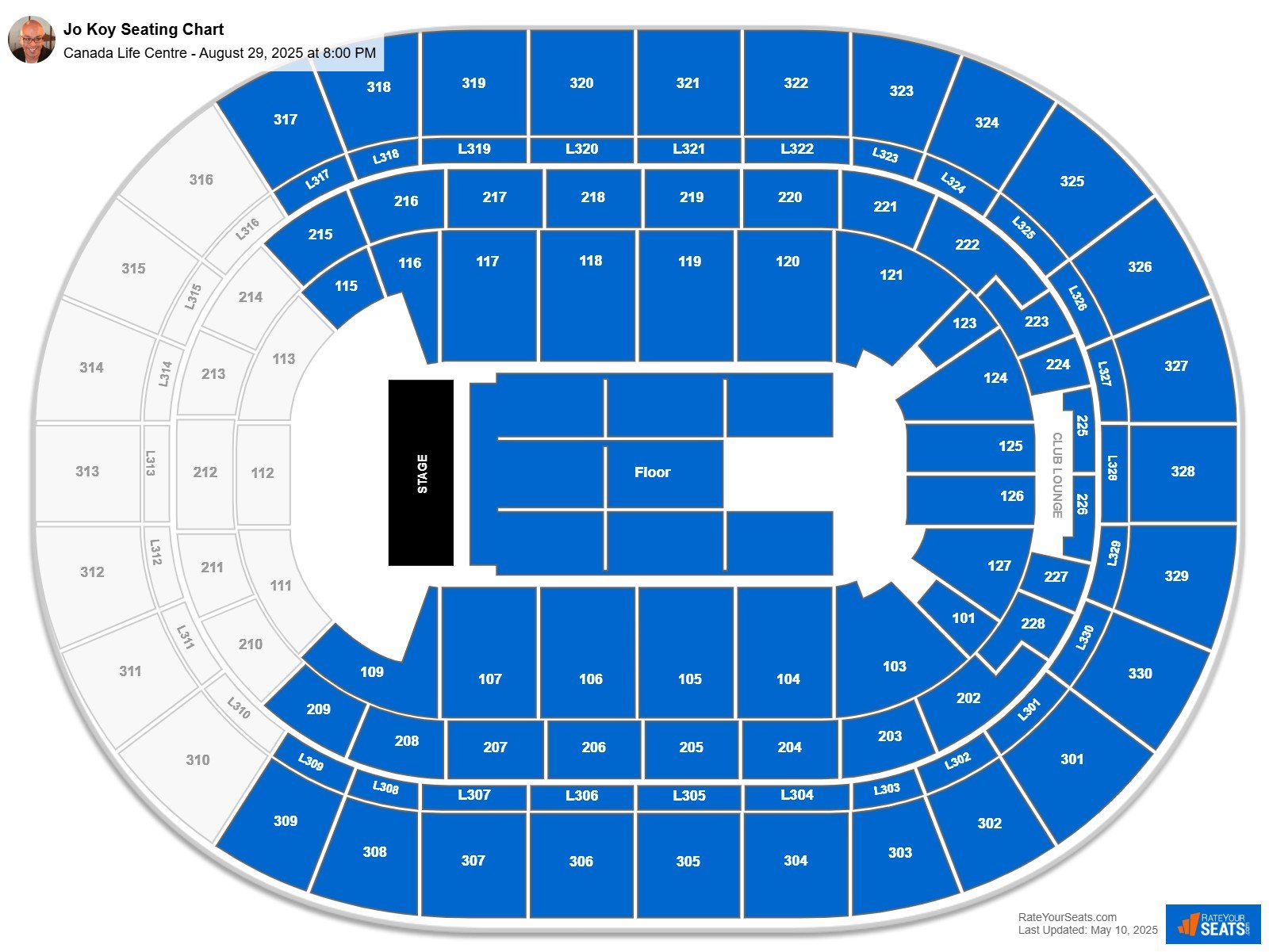 Jo Koy seating chart Canada Life Centre