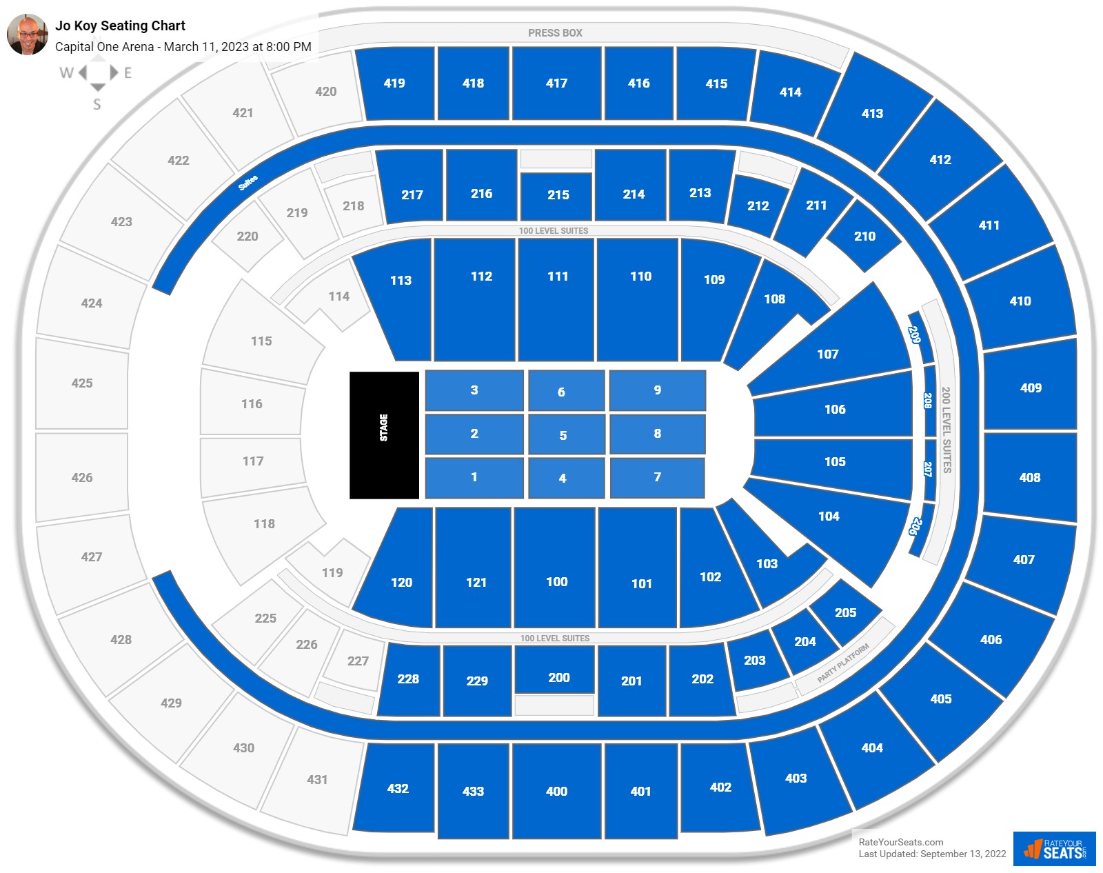 Capital One Arena Concert Seating Chart