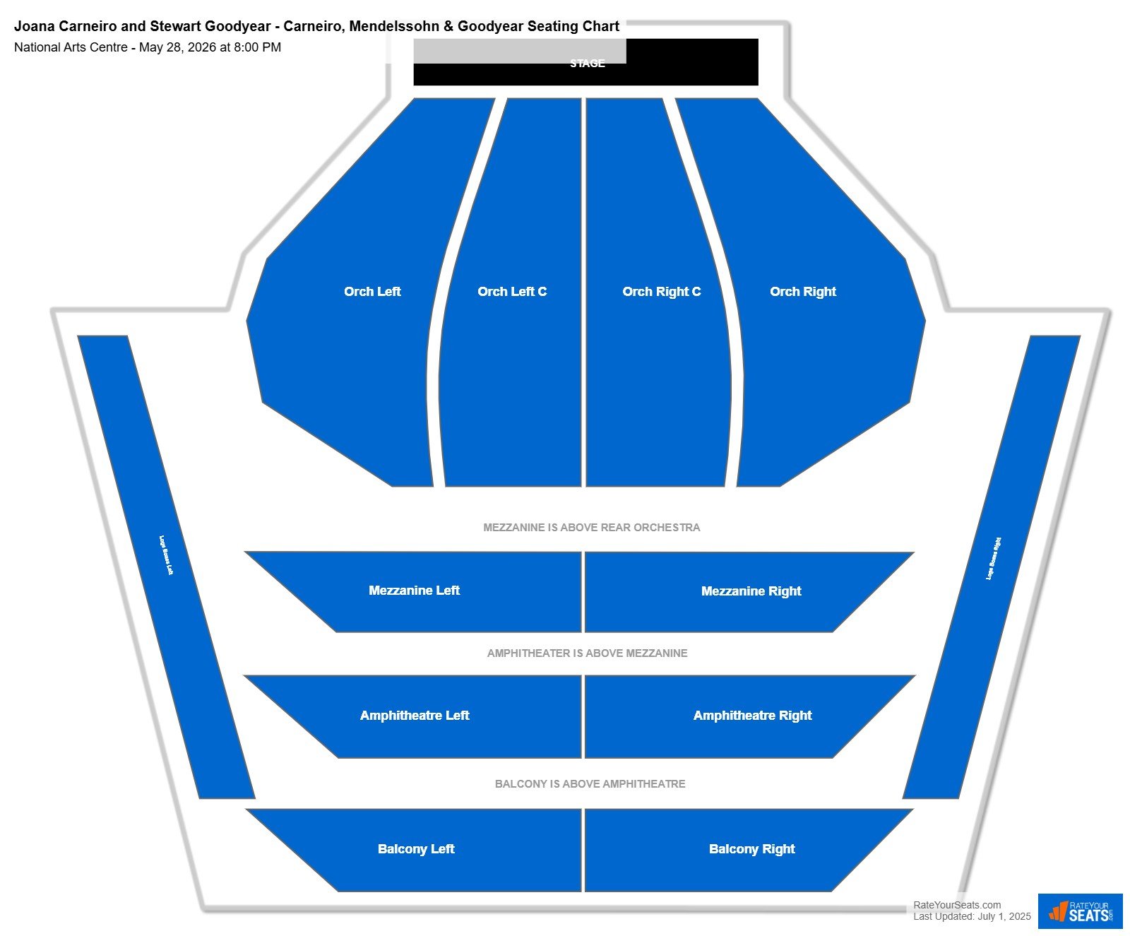 Joana Carneiro and Stewart Goodyear - Carneiro, Mendelssohn & Goodyear seating chart National Arts Centre