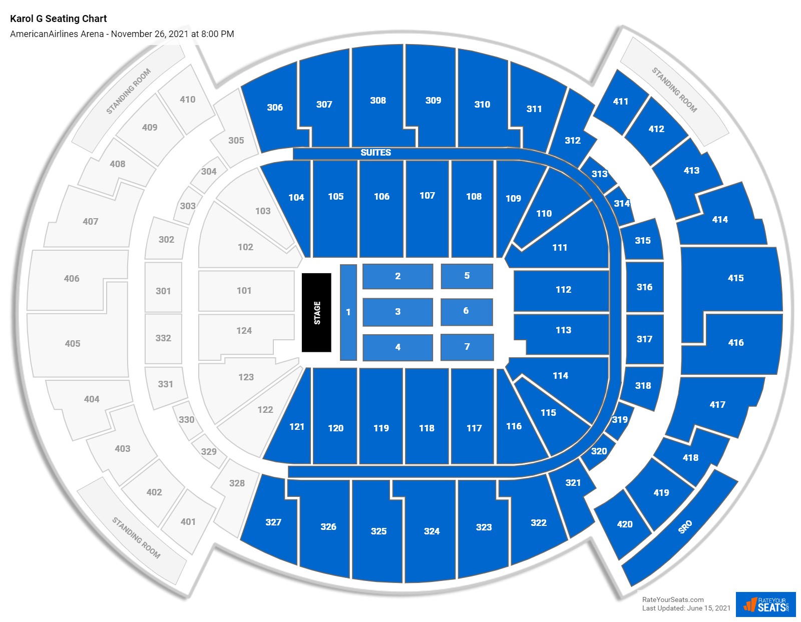 Karol G seating chart FTX Arena