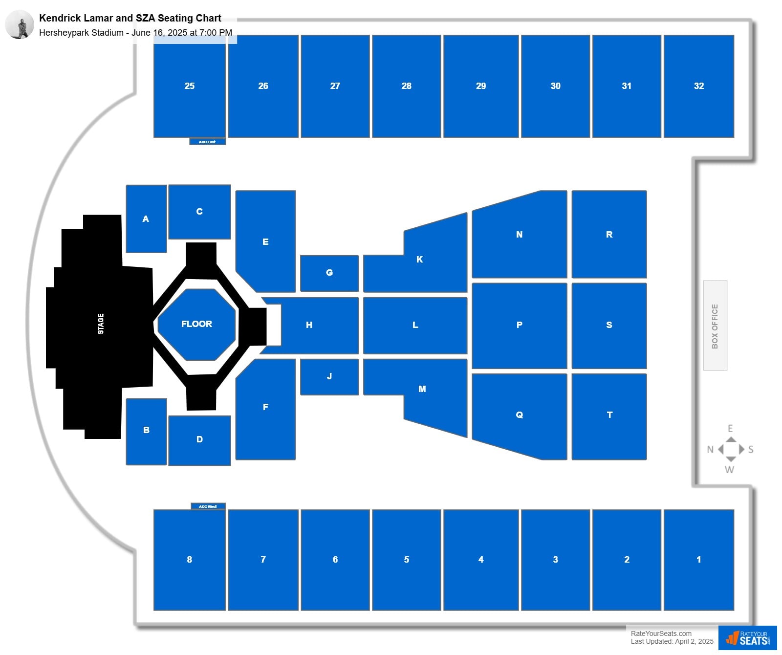 Hersheypark Stadium Seating Chart