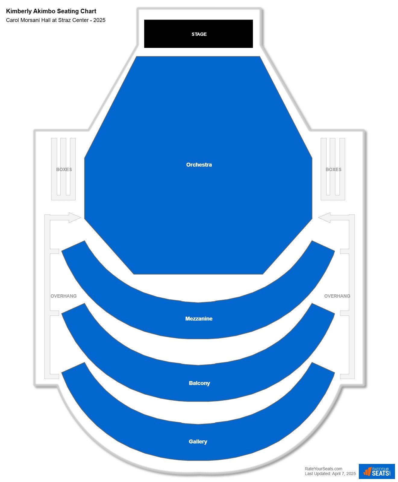 Kimberly Akimbo seating chart Carol Morsani Hall at Straz Center