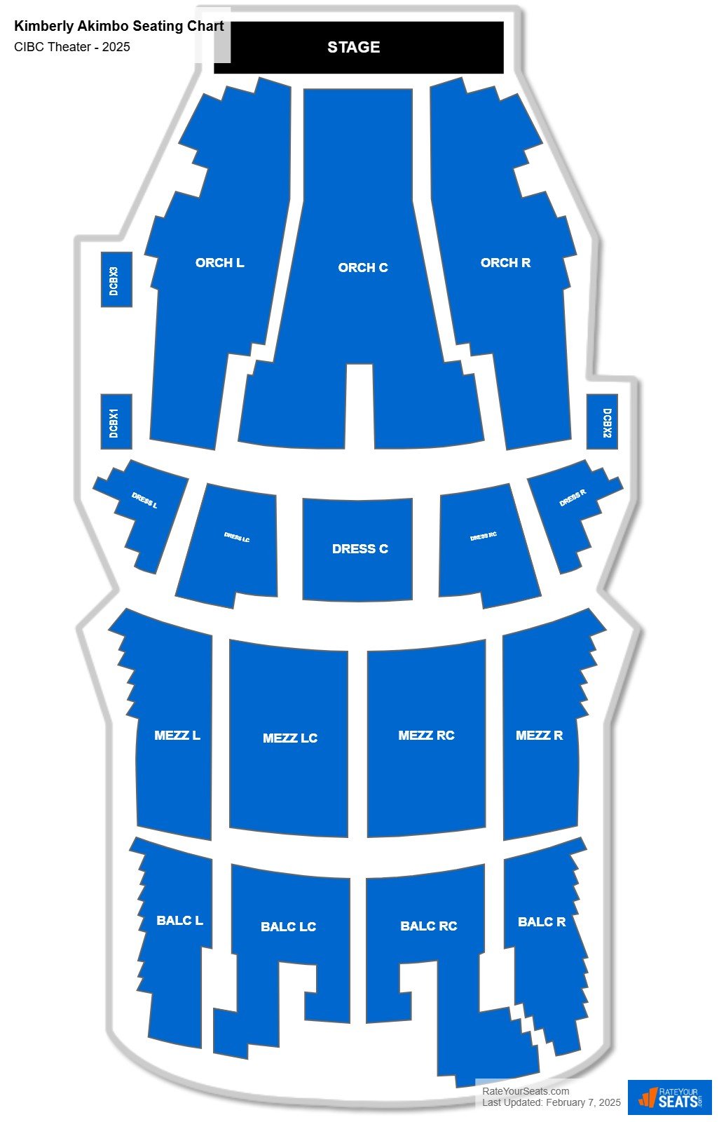 Kimberly Akimbo seating chart CIBC Theater