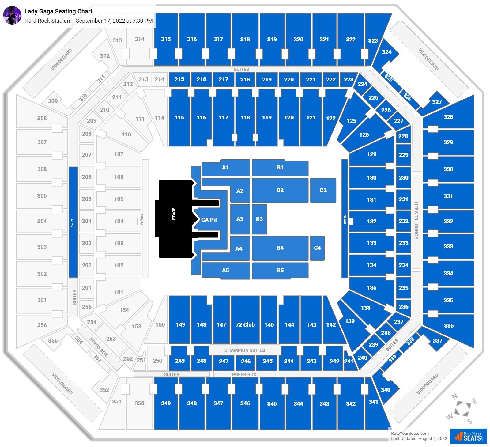 Fenway Seating Chart Lady Gaga