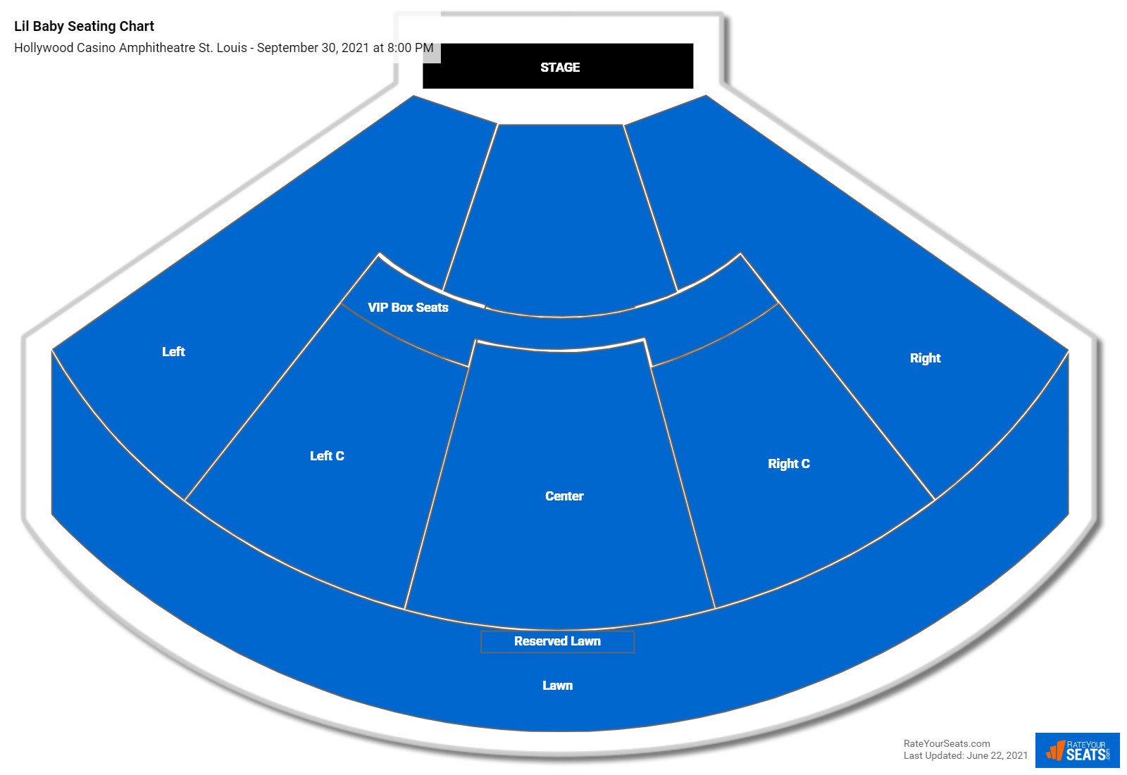Lil Baby seating chart Hollywood Casino Amphitheatre St. Louis