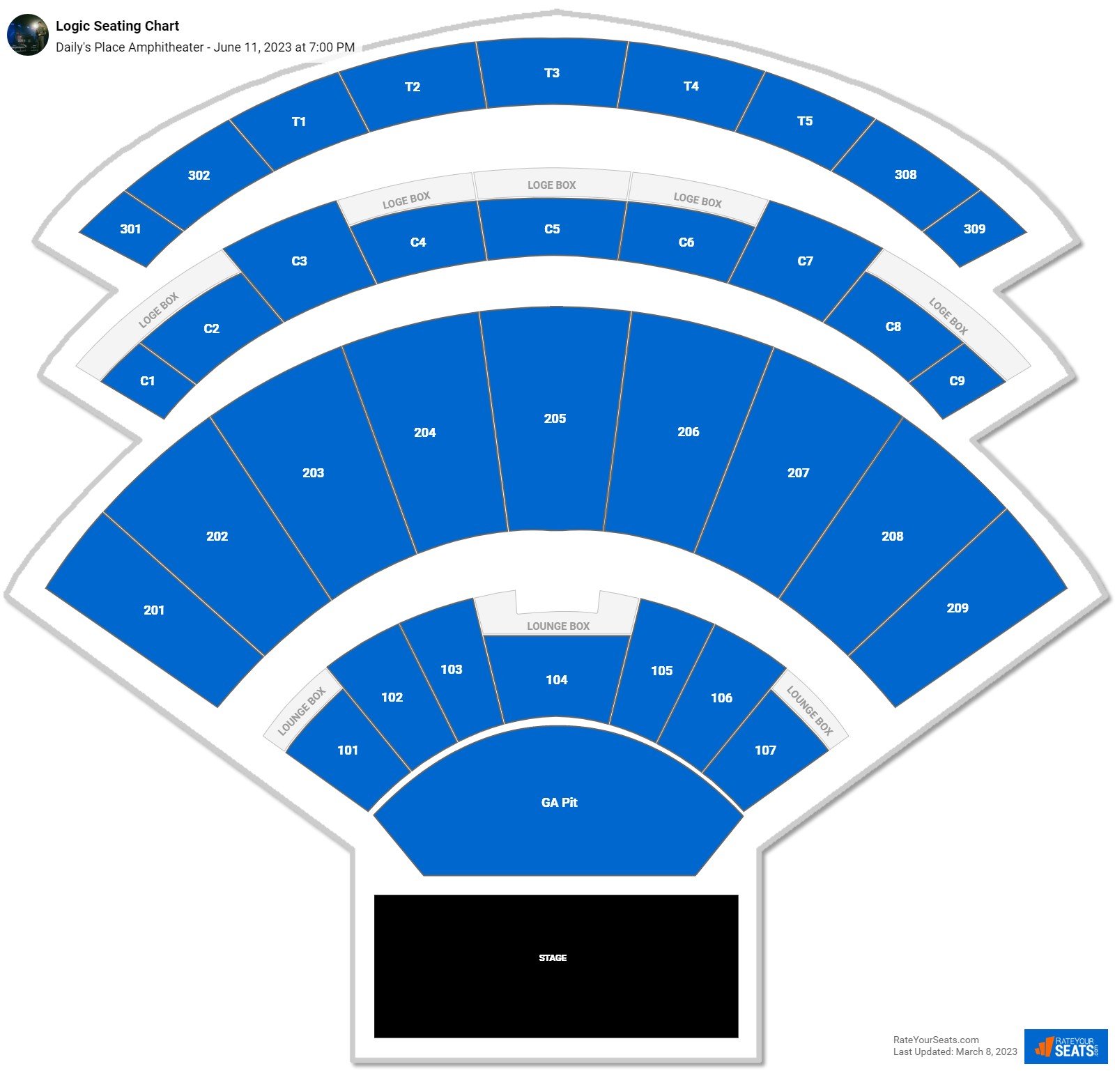 Logic seating chart Daily