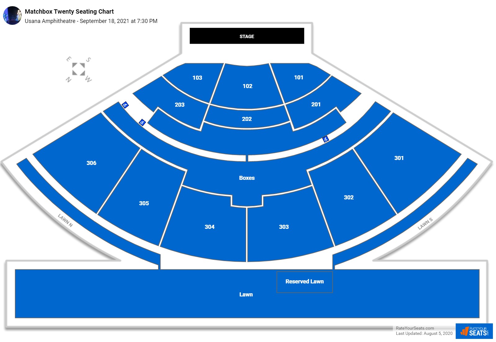 Usana Interactive Seating Chart