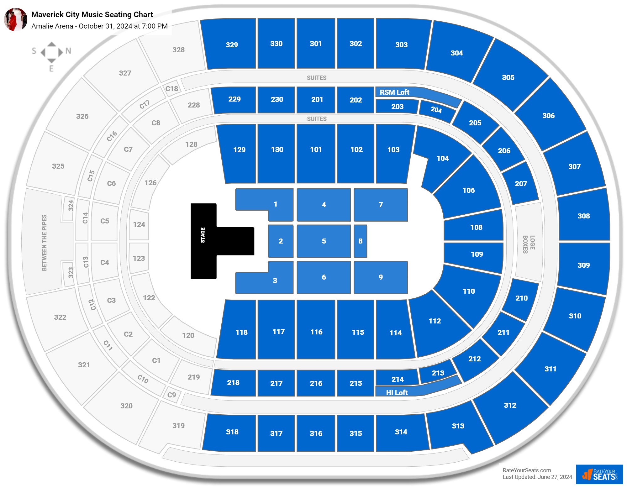 Amalie Arena Seating Chart View - smrti6n