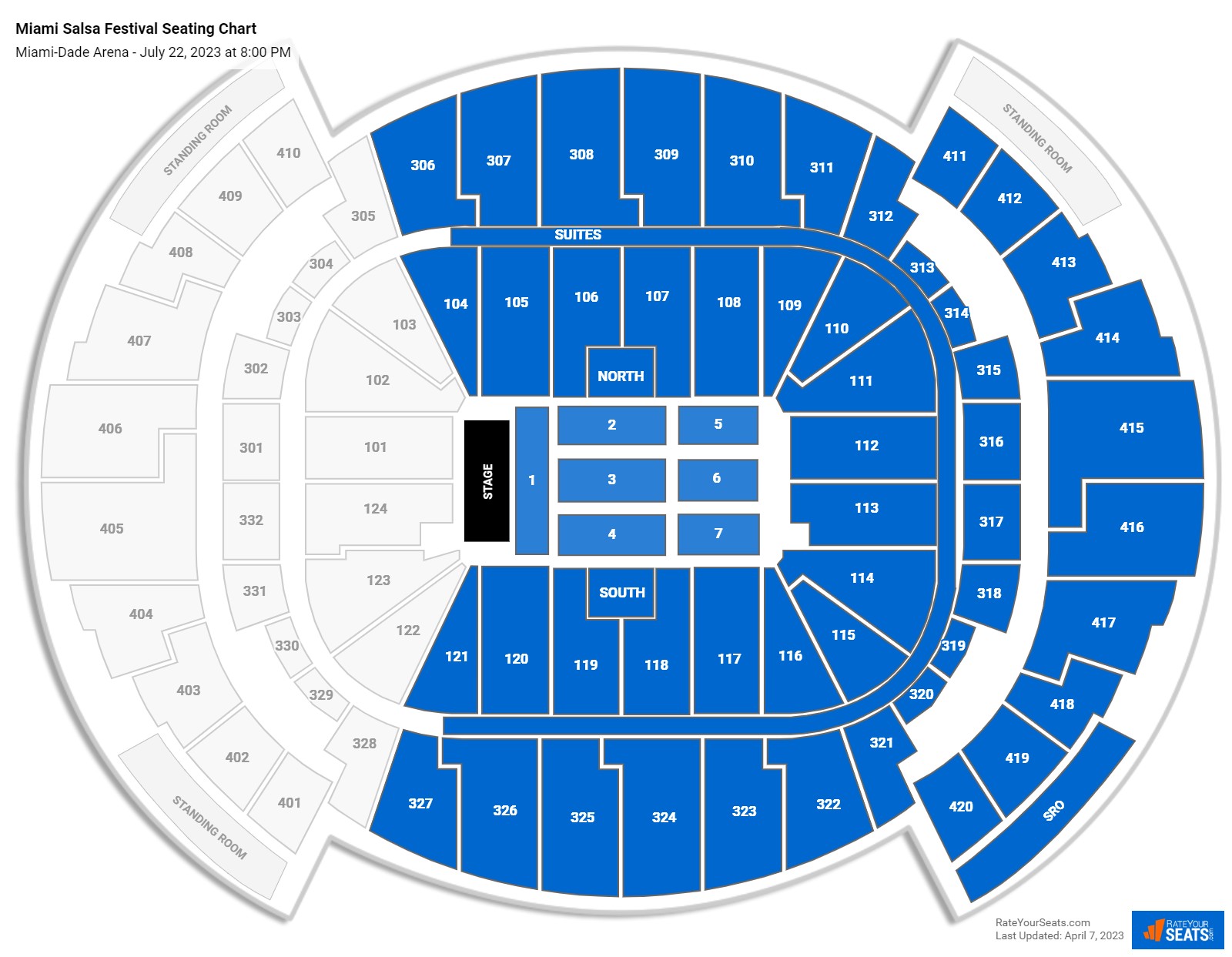 Kaseya Center Concert Seating Chart