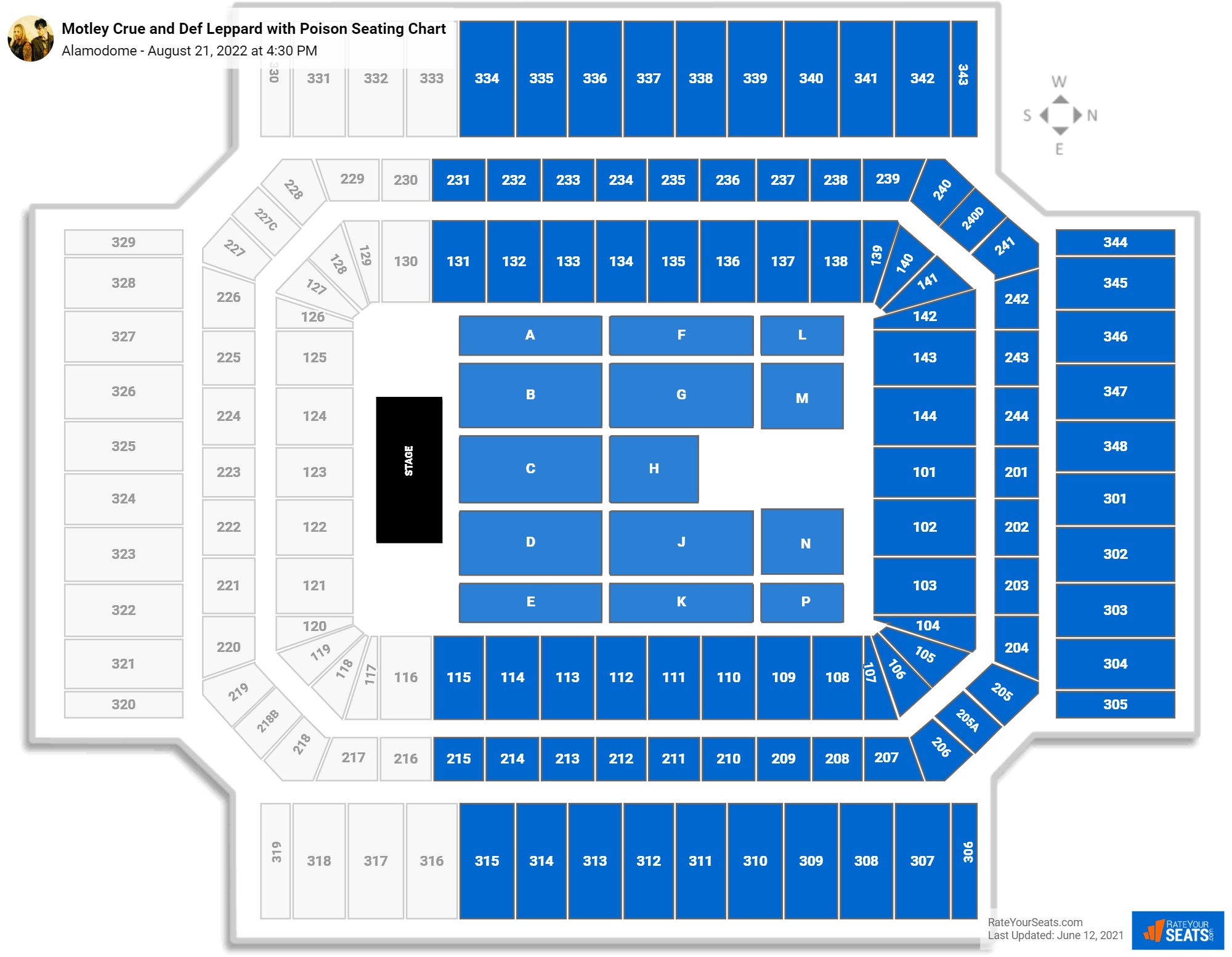 Alamodome Concert Seating Chart