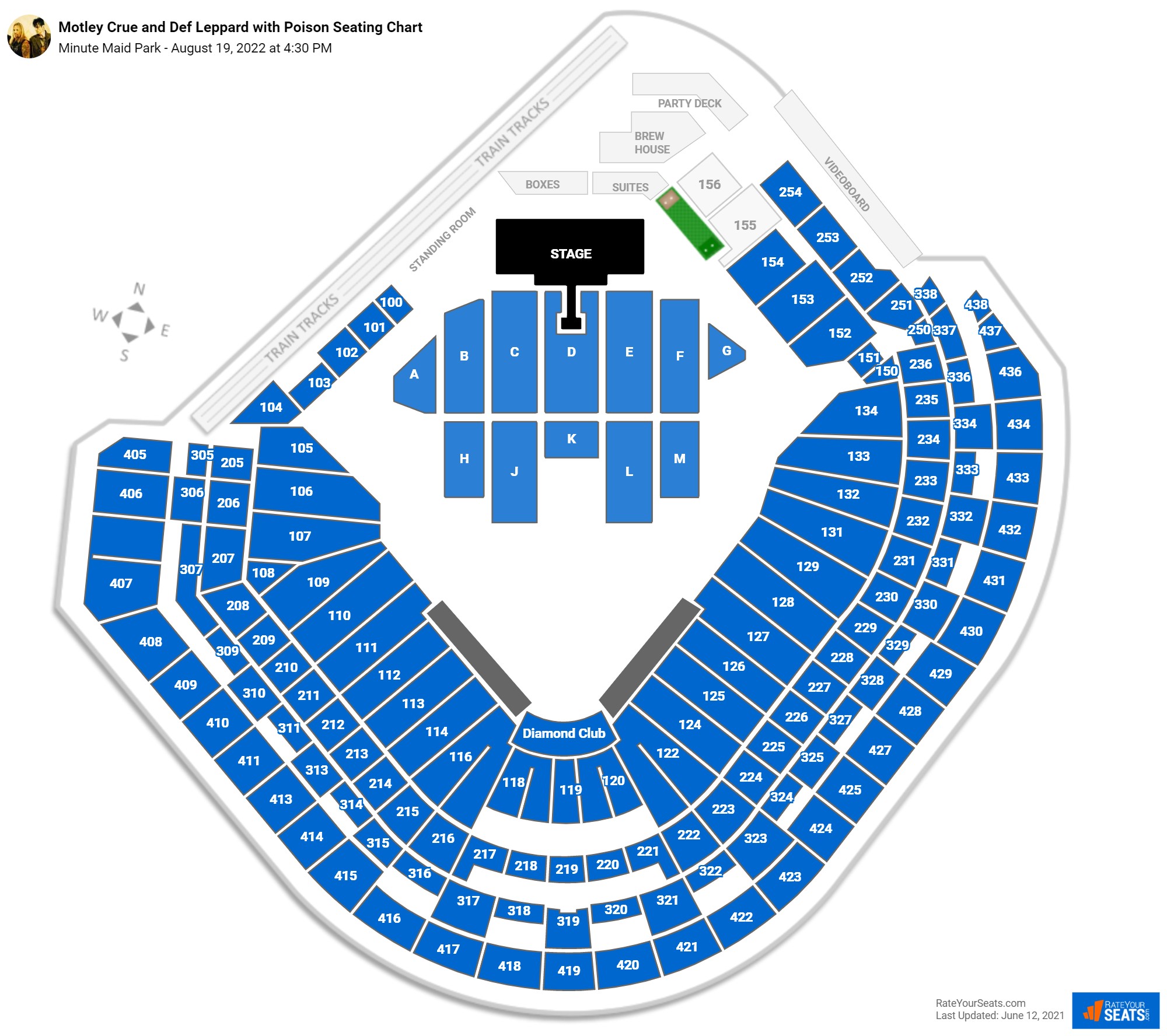 Minute Maid Park Concert Seating Chart