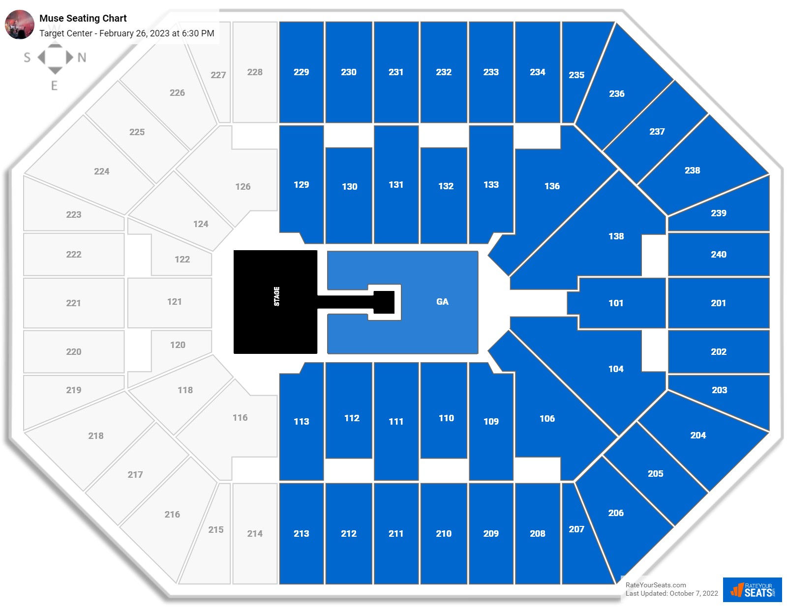 Target Center Concert Seating Chart