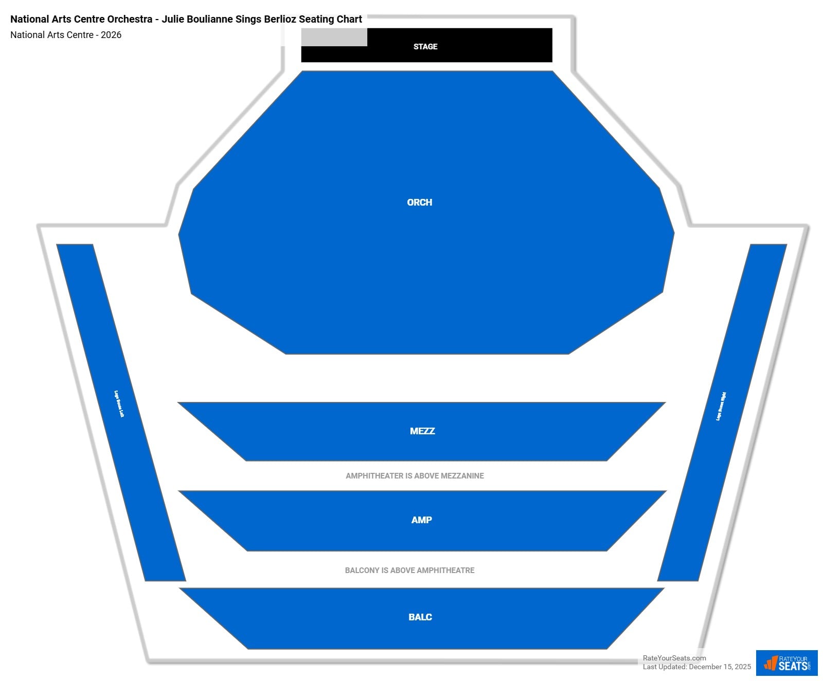 National Arts Centre Orchestra - Julie Boulianne Sings Berlioz seating chart National Arts Centre