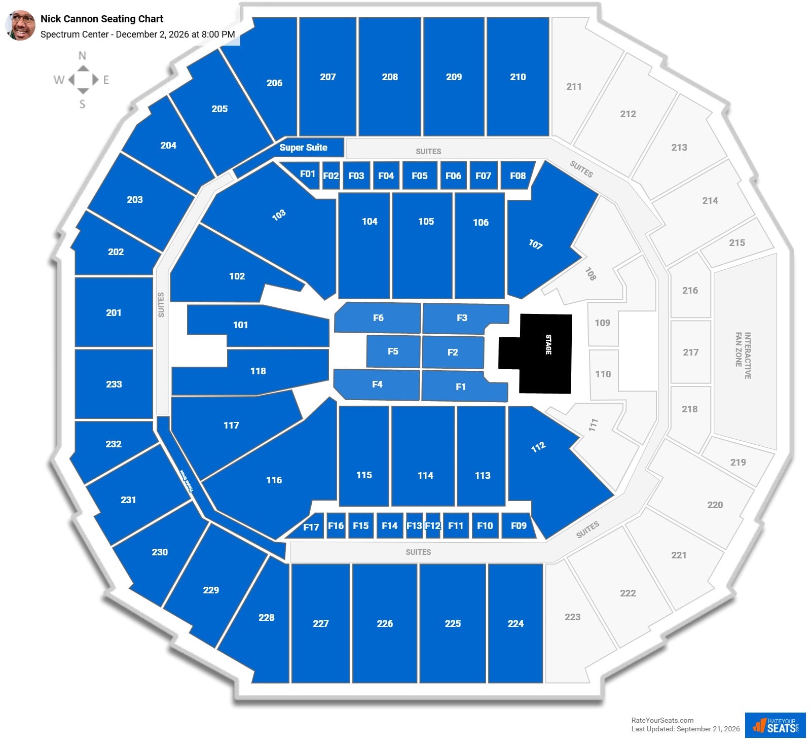 Wild N Out - Nick Cannon Seating Chart at Spectrum Center