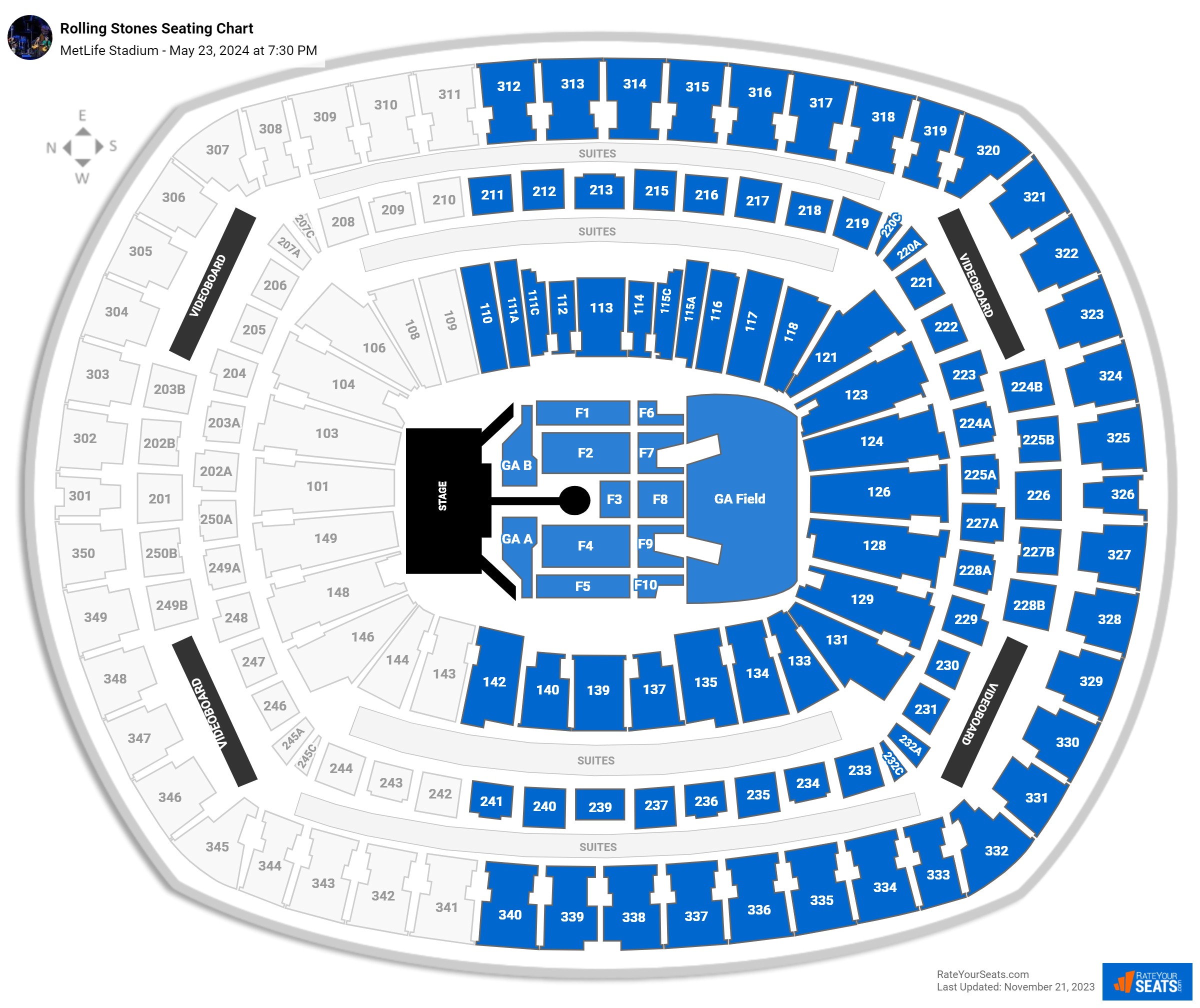 Rolling Stones Metlife 2024 Tickets Tally Felicity