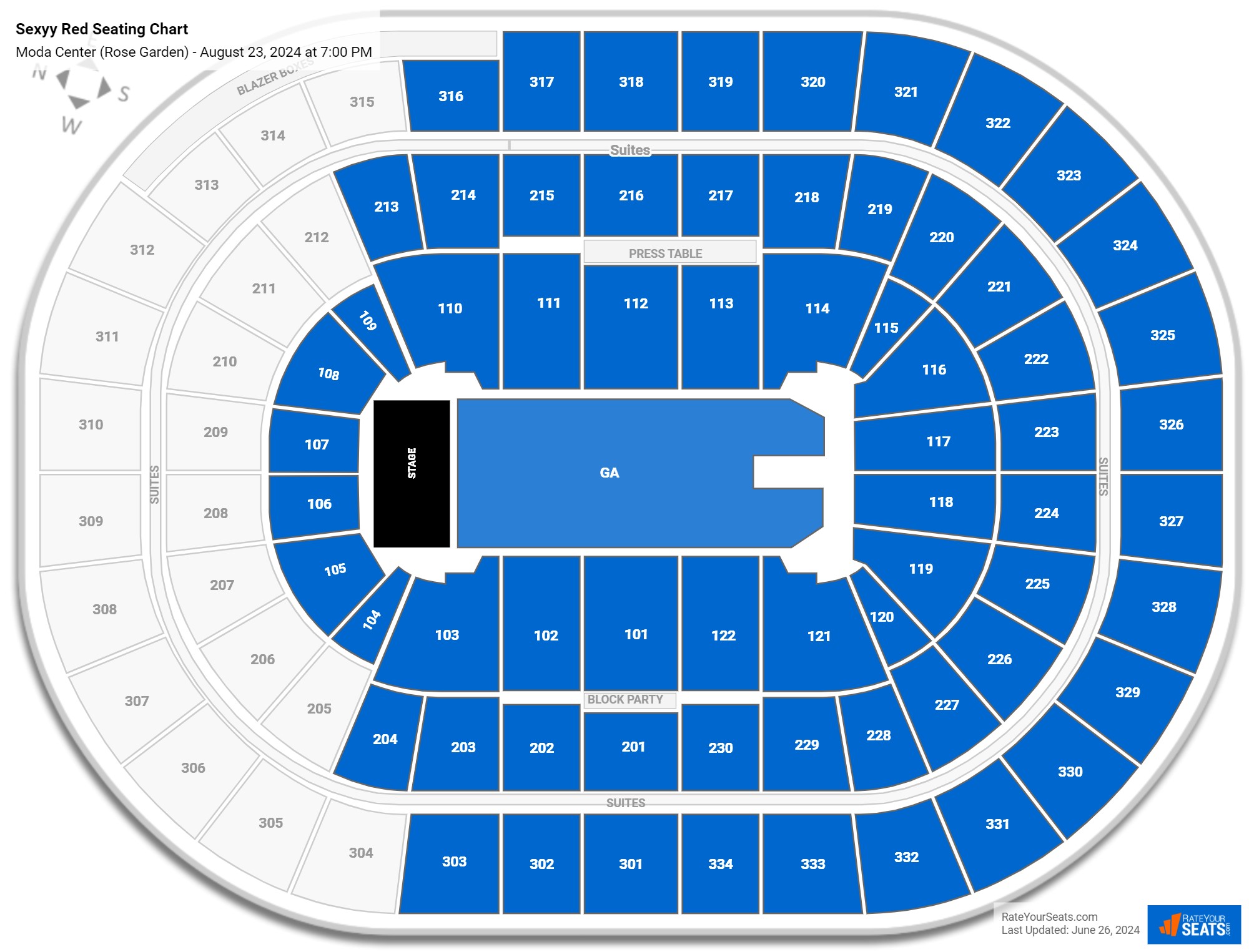Moda Center Virtual Seating Chart 02 - cr8cavv