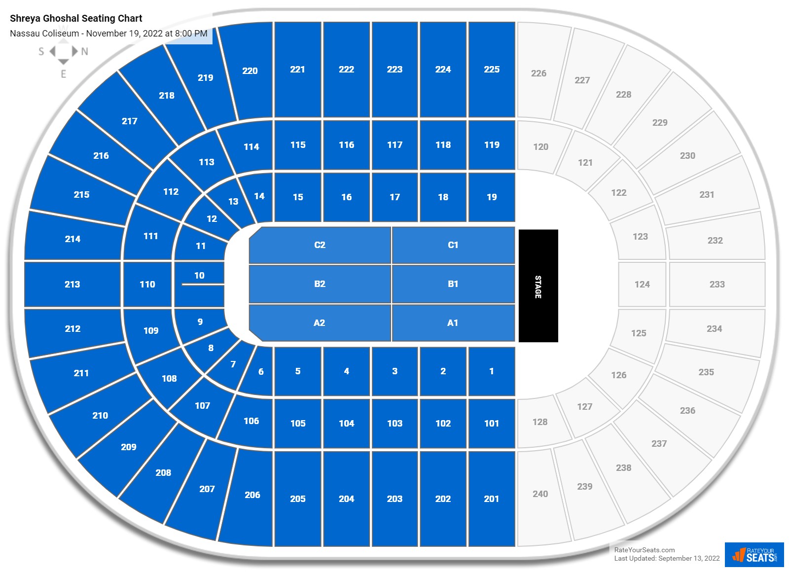 Nassau Coliseum Seating Chart