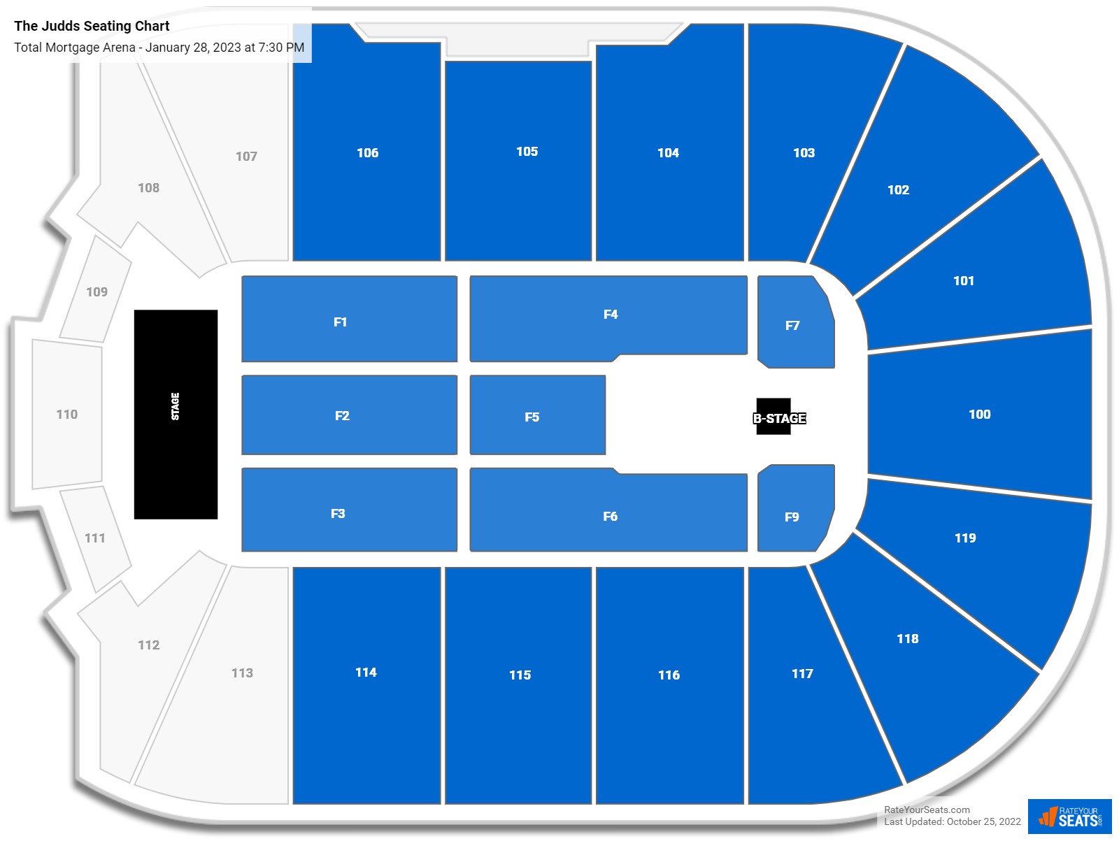 Total Mortgage Arena Seating Chart