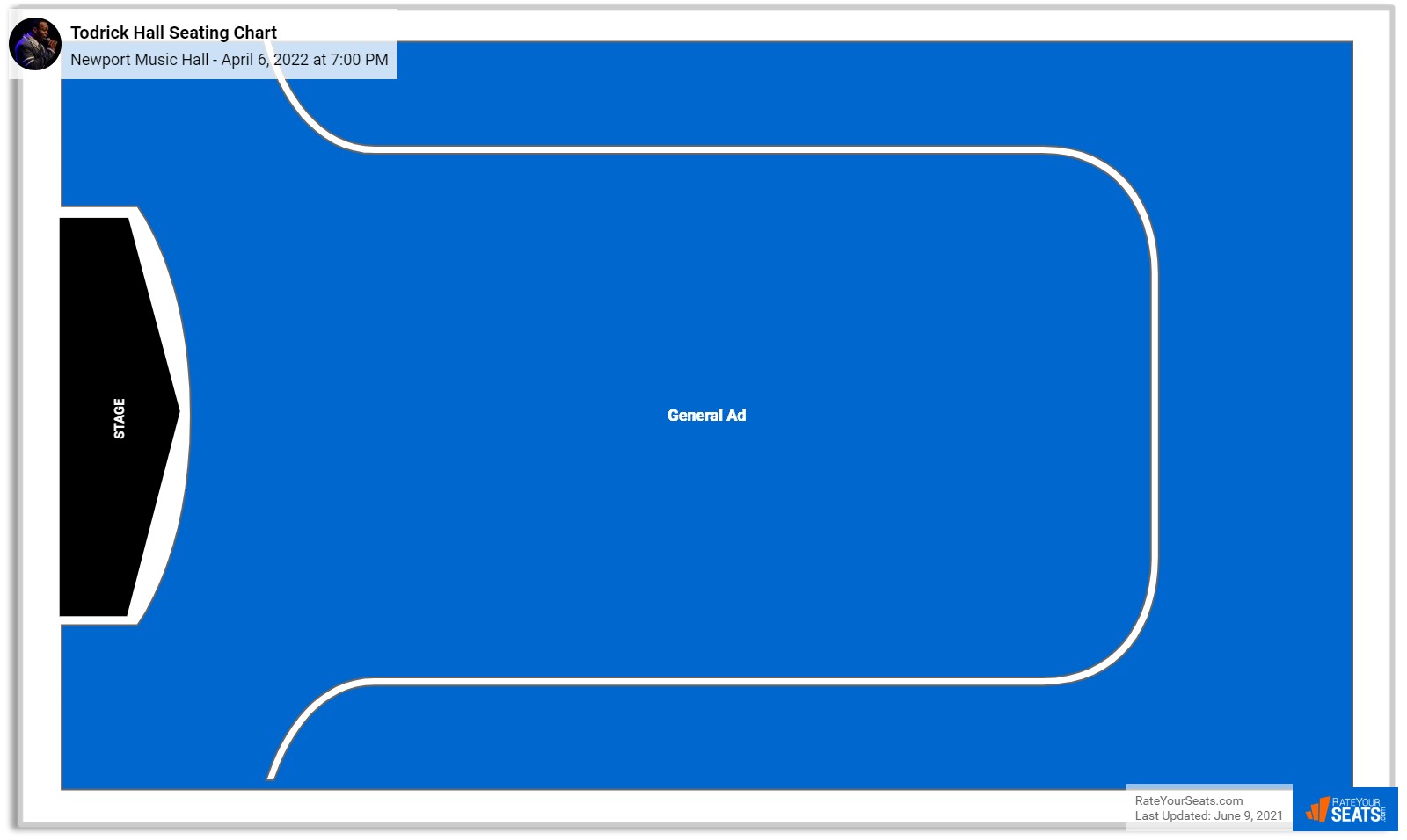 Todrick Hall seating chart Newport Music Hall