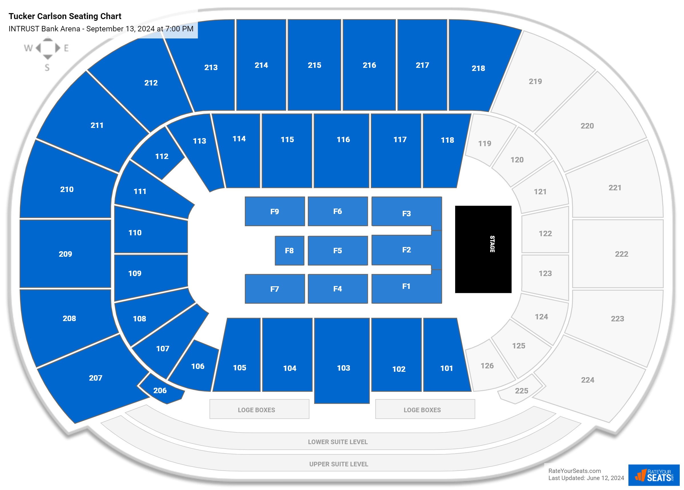 Intrust Bank Arena Map - ynmrcwf