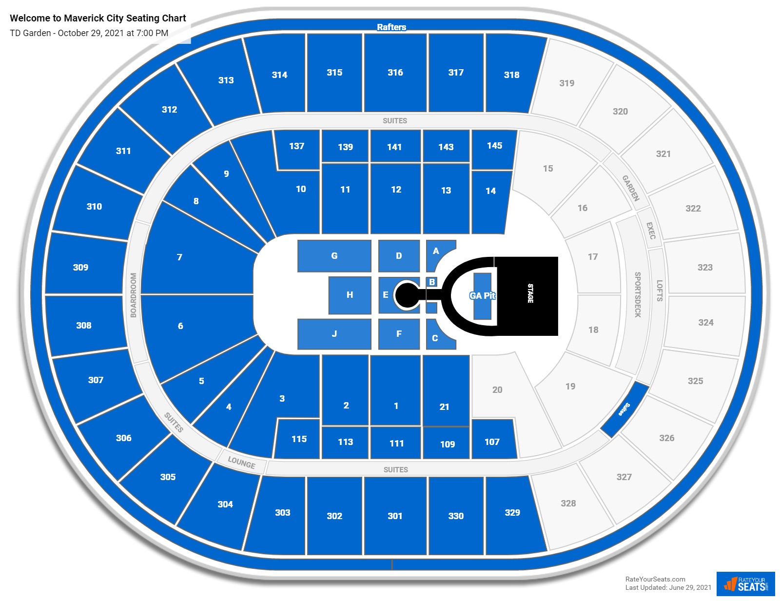 Welcome to Maverick City seating chart TD Garden